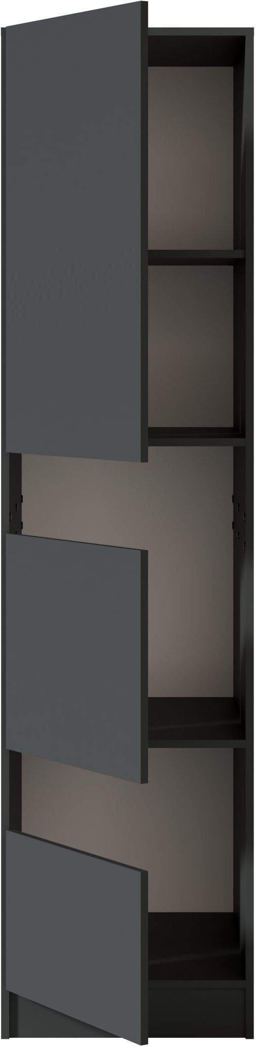 BASIC by Balculina Wäscheschrank »Washhome B/T/H 50x200x68 cm« 1 Stk. tlg. Breite 50cm, höhenverstellbare Metallfüße
