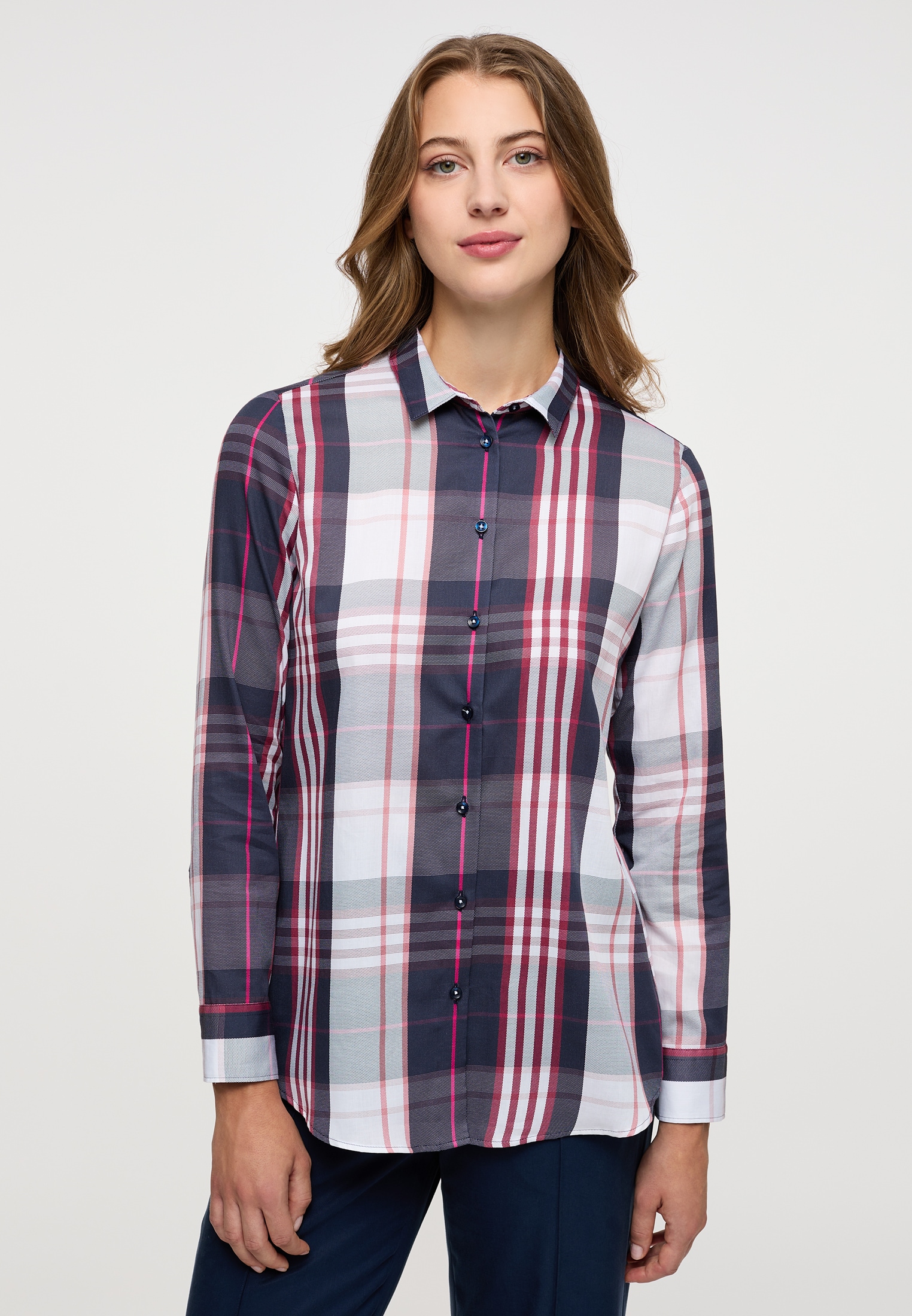 Eterna Hemdbluse "REGULAR FIT" EASY IRON (bügelleicht) günstig online kaufen