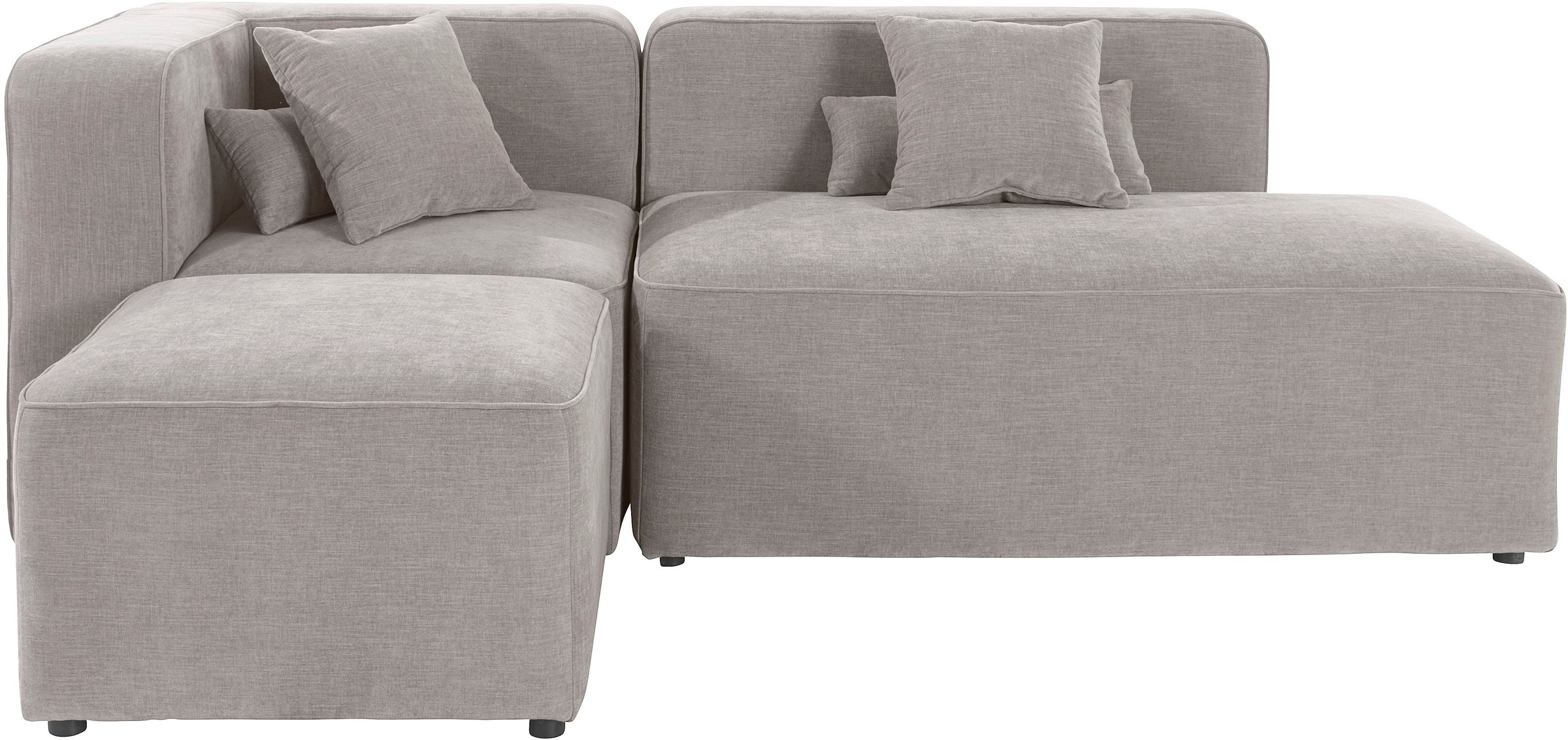 Home affaire Ecksofa "Sundstrup L-Form" Modulserie, individuelle Zusammenst günstig online kaufen