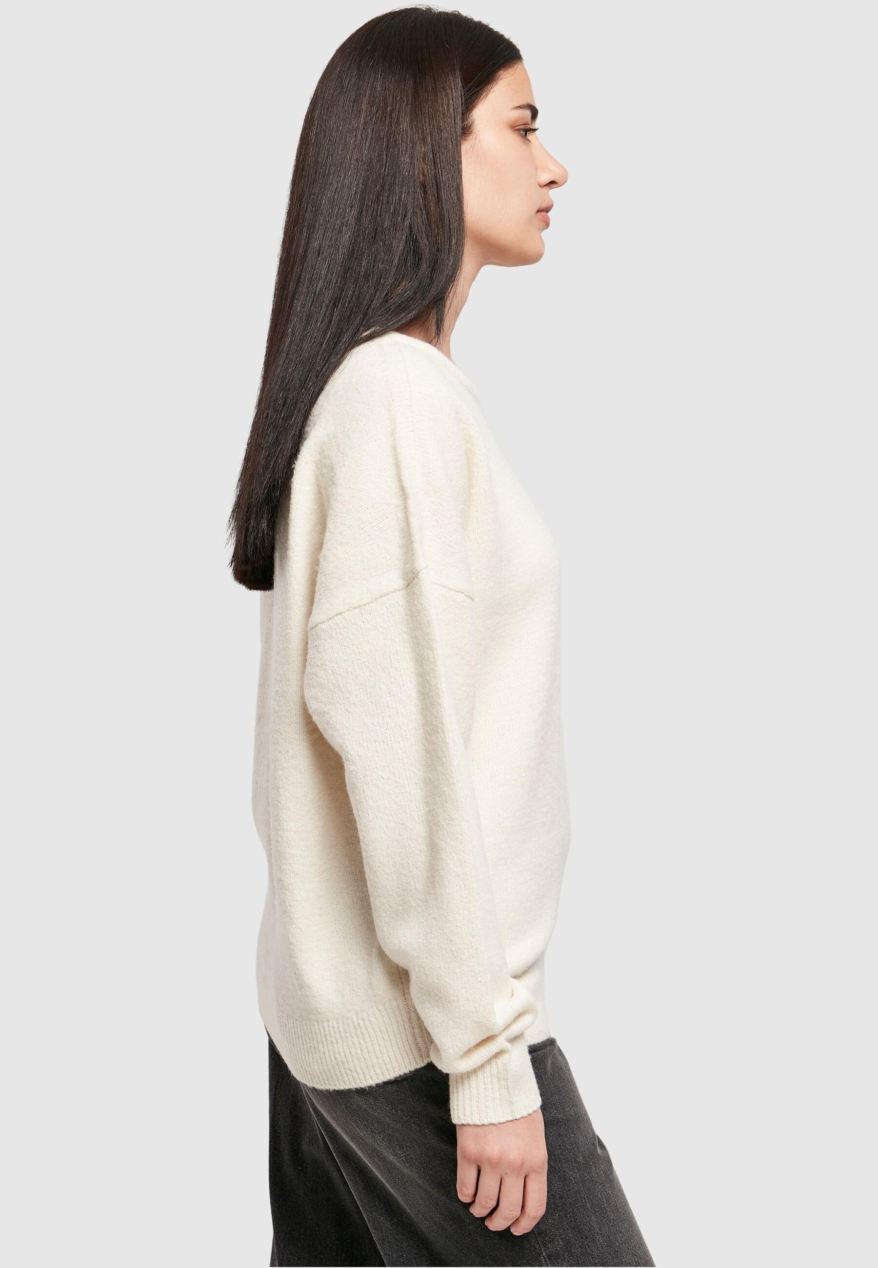 URBAN CLASSICS Sweater »Urban Classics Damen Ladies Chunky Fluffy Sweater«, (1 tlg.)