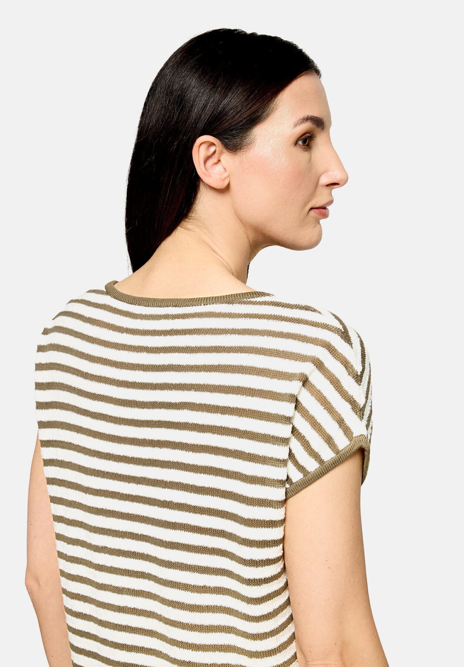 Cartoon Kurzarmshirt »Damen mit Streifen« 1 tlg.
