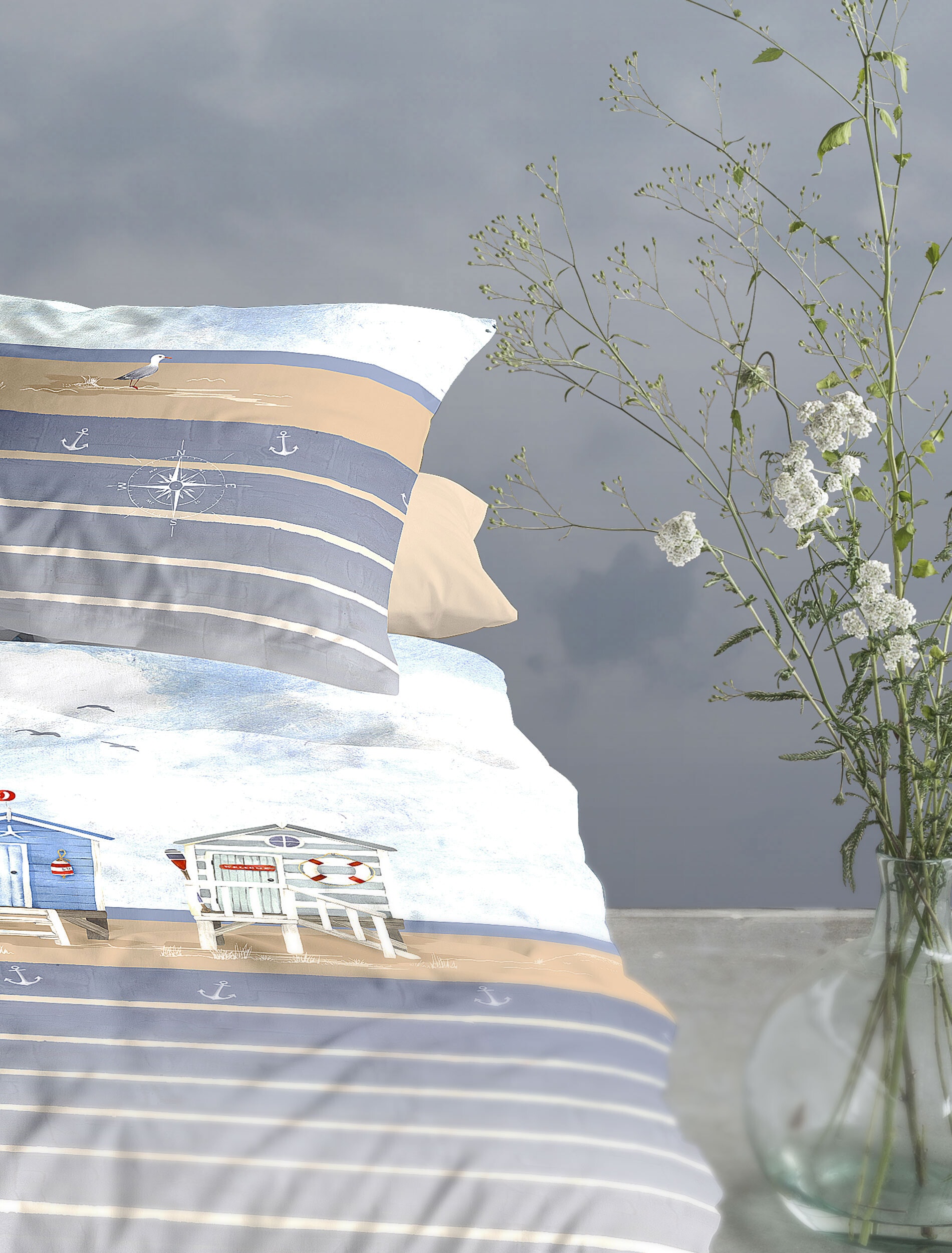 Irisette Bettwäsche »Wave 8650« 2 anschmiegsam und atmungsaktiv, Ganzjahresqualität