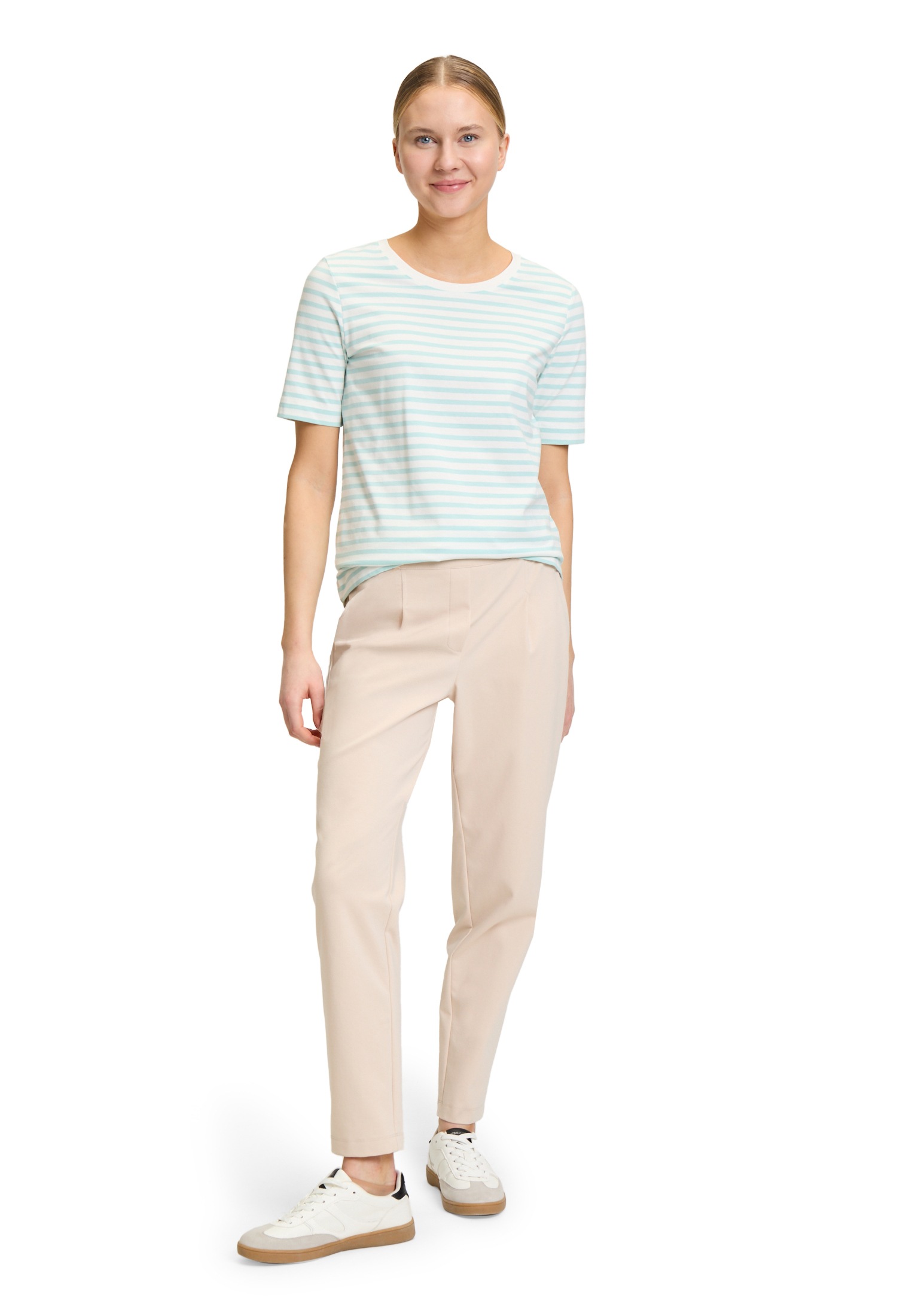Betty&Co Kurzarmshirt »Betty & Co Basic Shirt mit Ringel«, (1 tlg.), Ringel