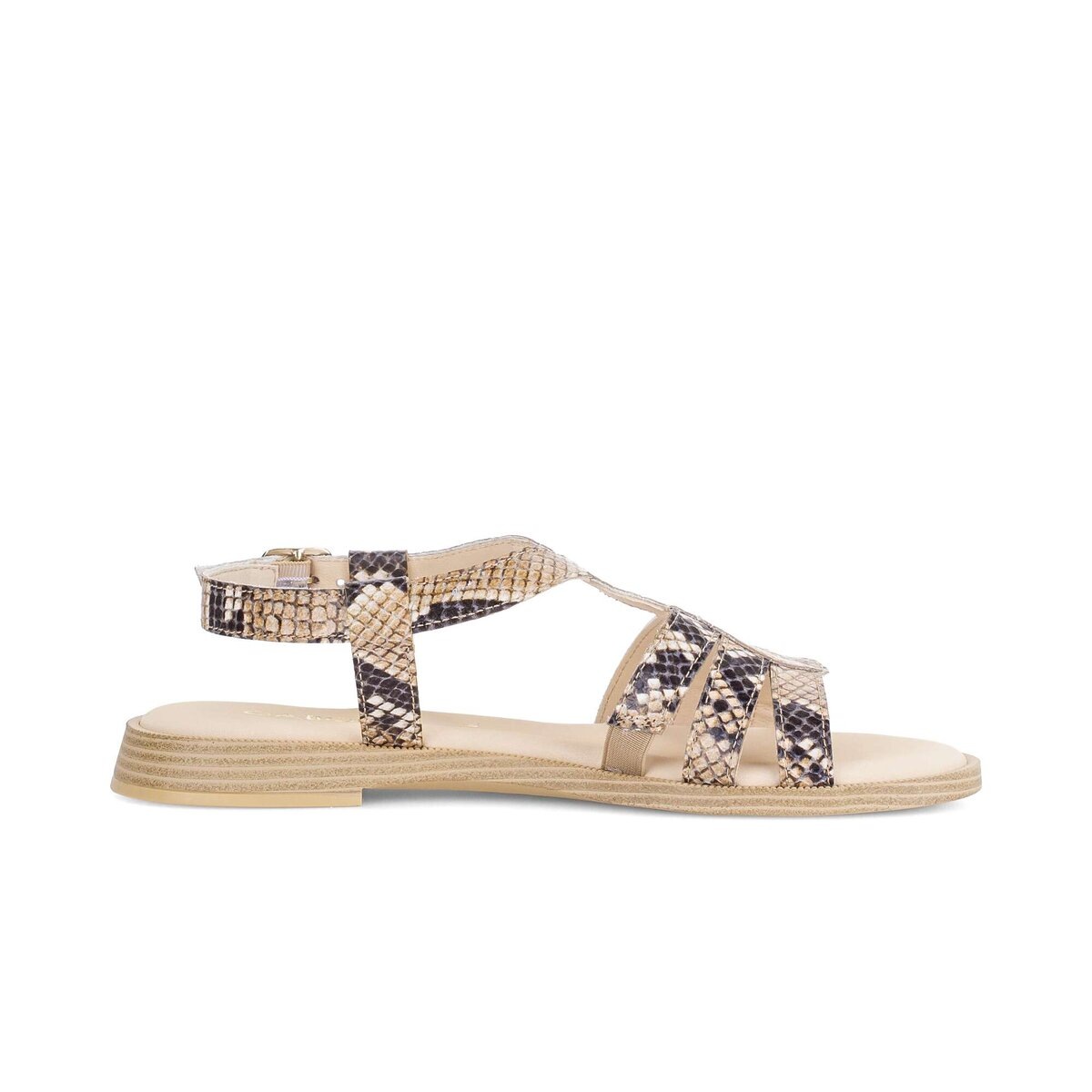 Riemchensandale GABOR "Riemchensandale", Damen, Gr. 42, beige, Schuhe Riemchensandale 2