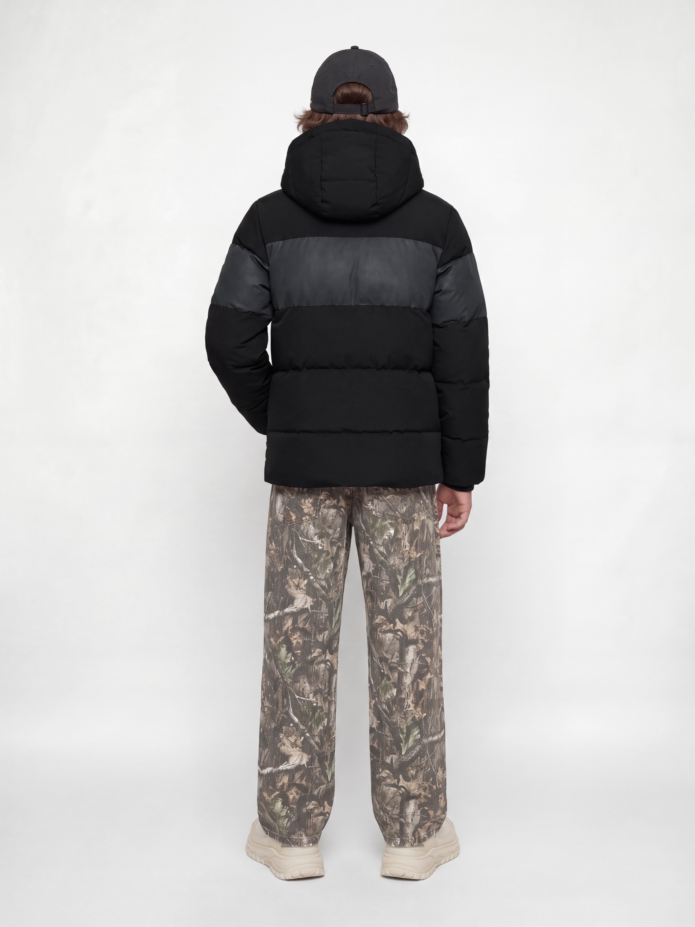 Jack & Jones Junior »JJEBECKS REFLECTIVE PUFFER JNR« mit Kapuze Kunstfaser, mit reflektierenden Details