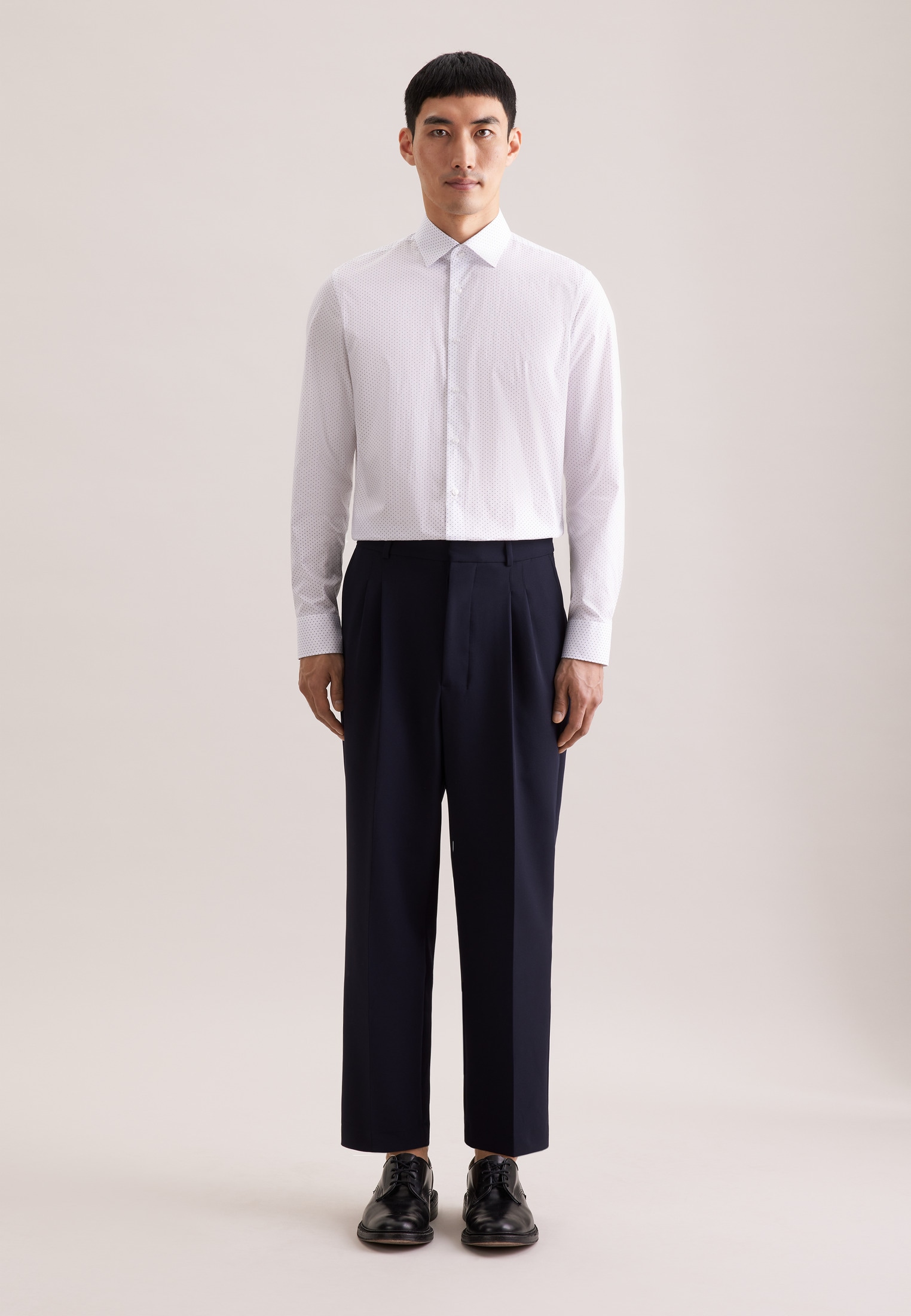 seidensticker Businesshemd »Schwarze Rose« Slim 1/1 Kentkragen Druck