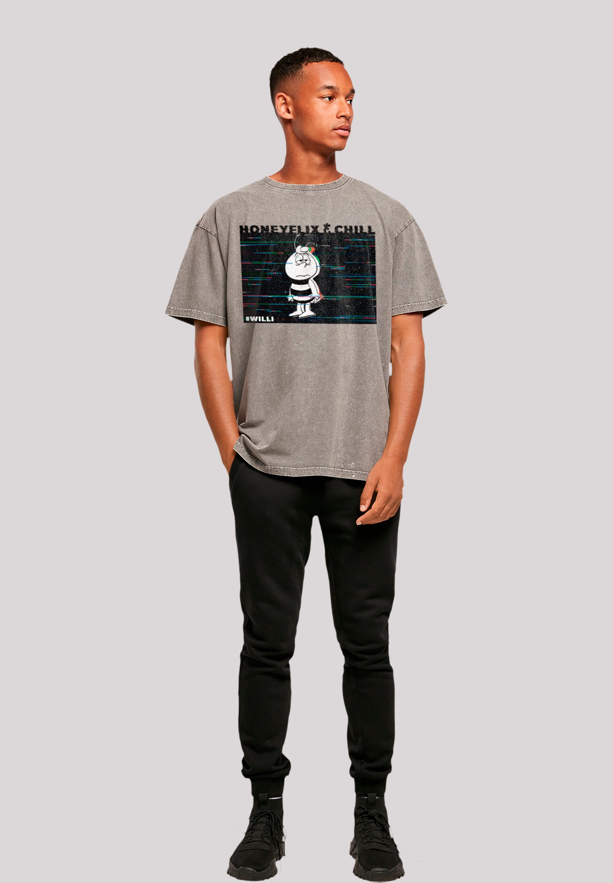 F4NT4STIC T-Shirt »Die Biene Maja Honeyflix And Chill«, Nostalgie, Retro, Heroes of Childhood