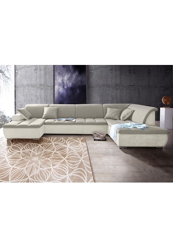 INOSIGN Sofa im modernen Materialmix