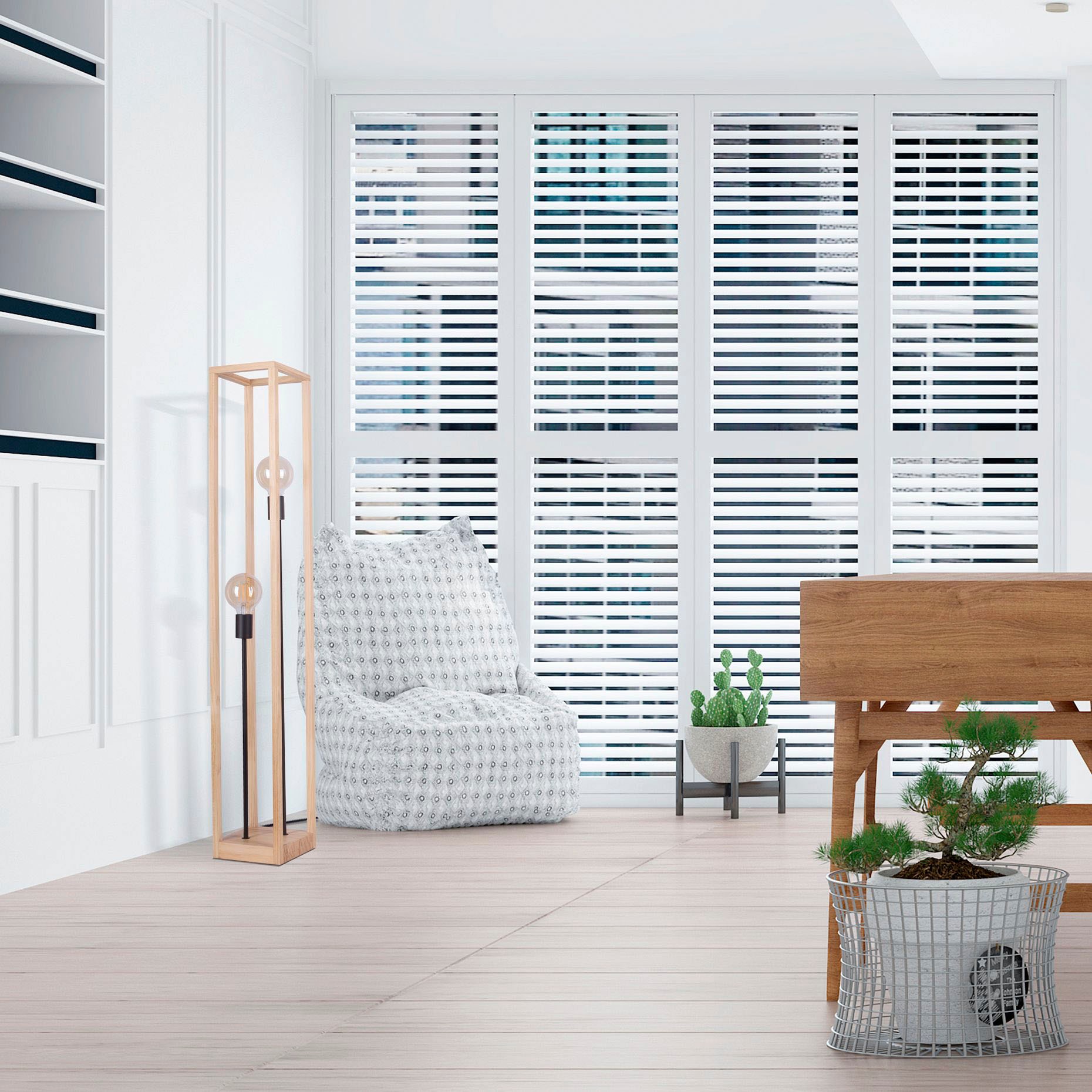 Paco Home Stehlampe »BJÖRN« E27