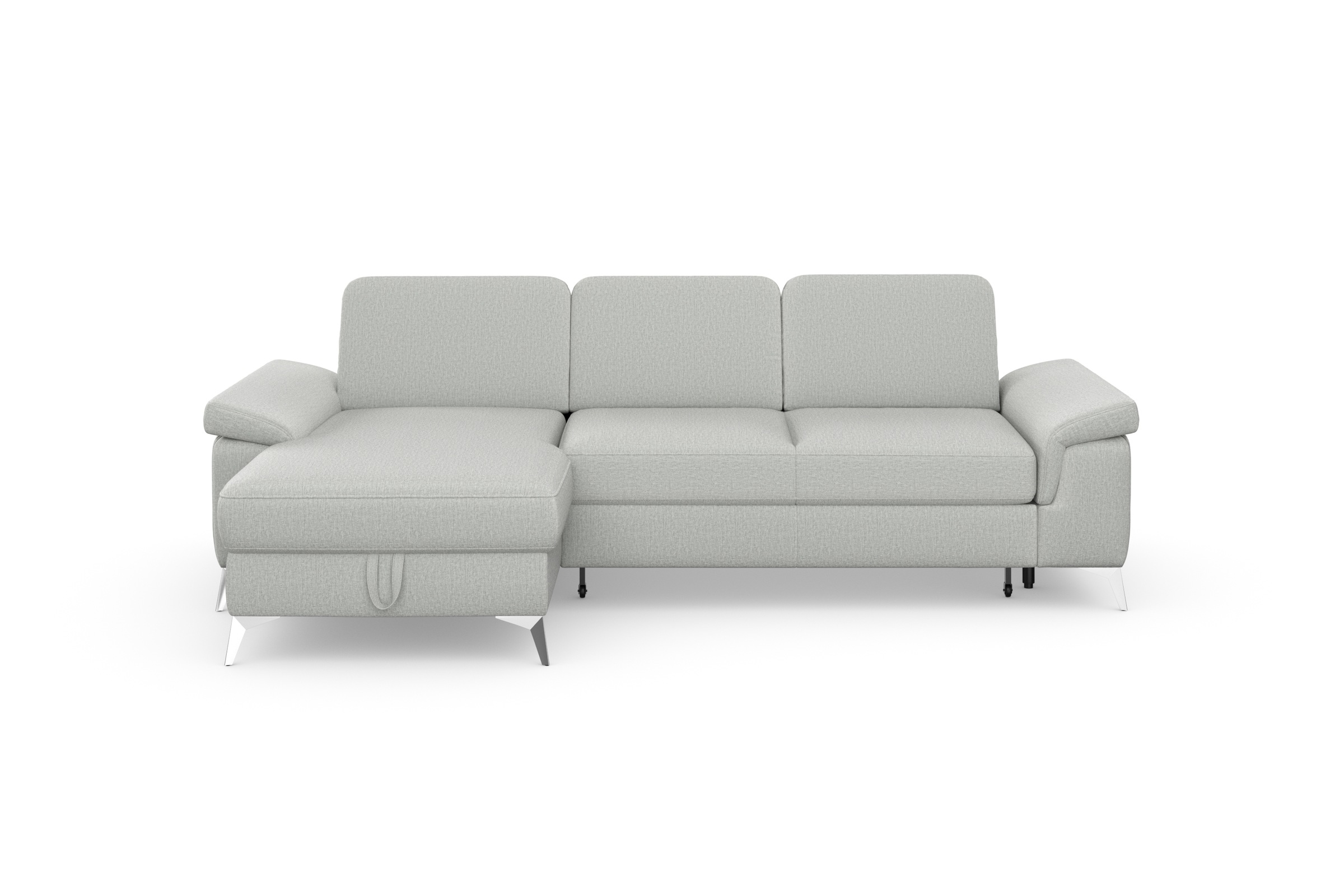 sit&more Ecksofa "Padua L-Form", inklusive Sitztiefenverstellung, Armteilfu günstig online kaufen