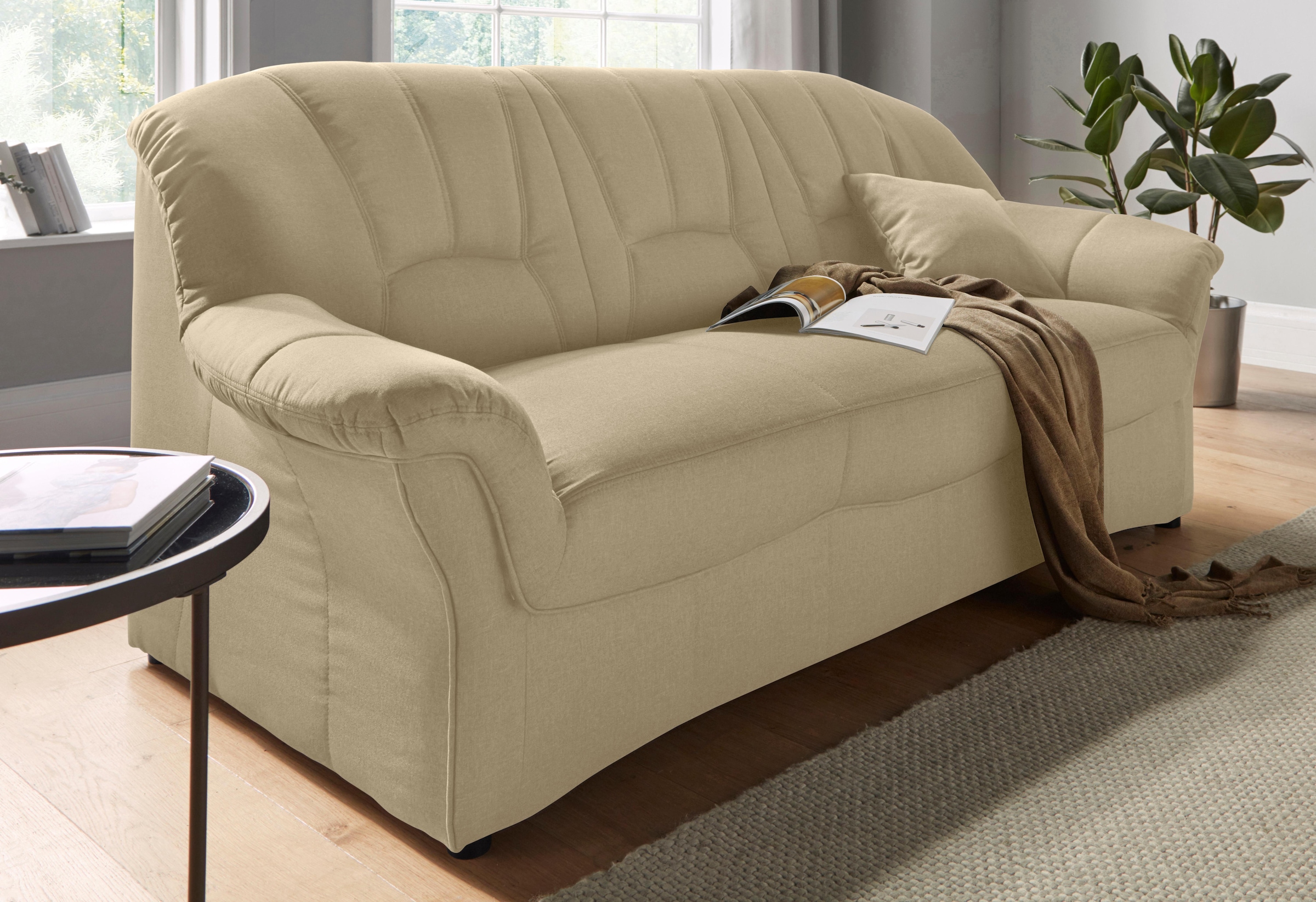 DOMO collection 3-Sitzer »Bahia, bequem und komfortabel, zeitloses & elegantes Sofa«, inklusive Federkern