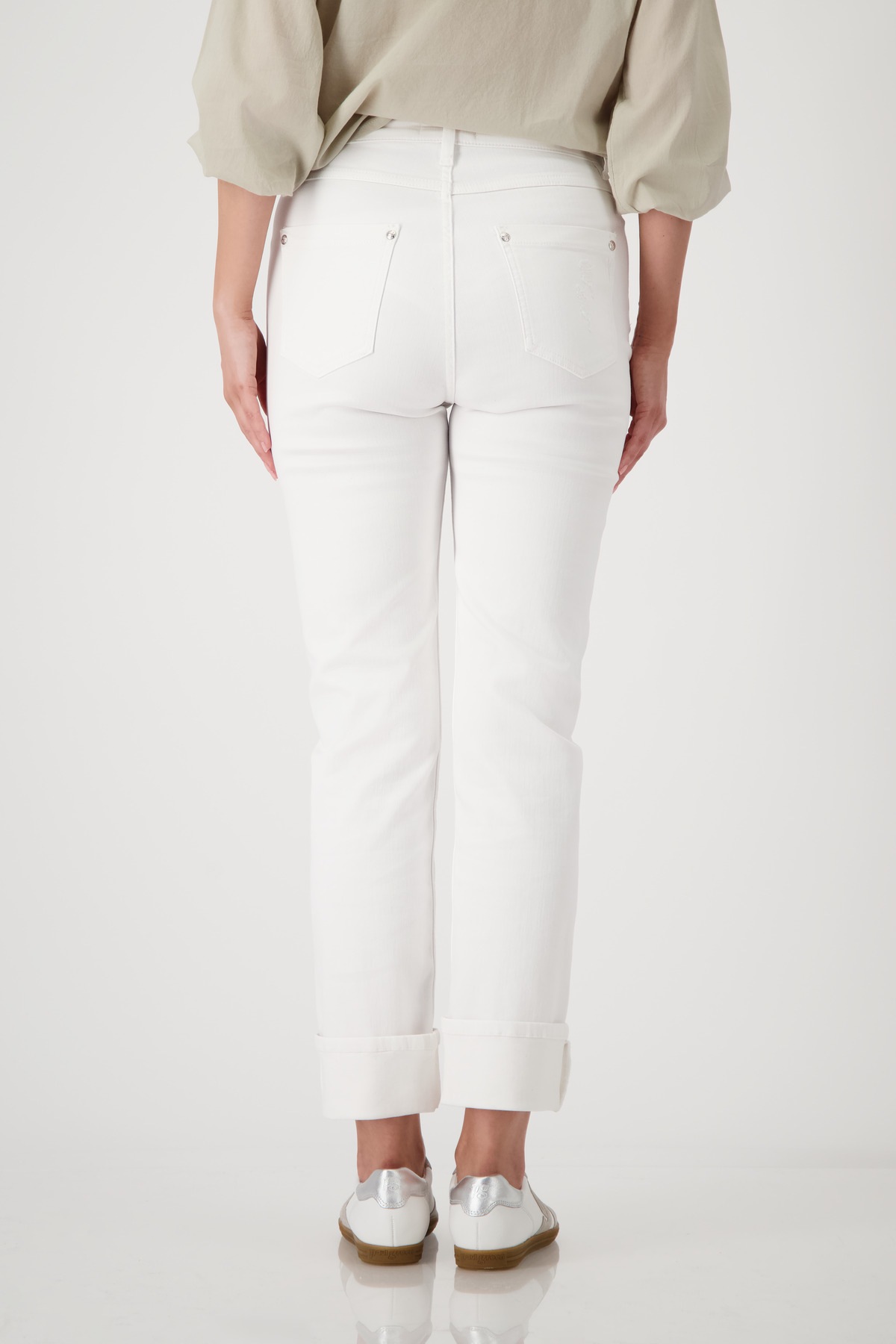 Monari Straight-Jeans "Hose Jeans 68cm", Mit Gürtelschlaufen günstig online kaufen