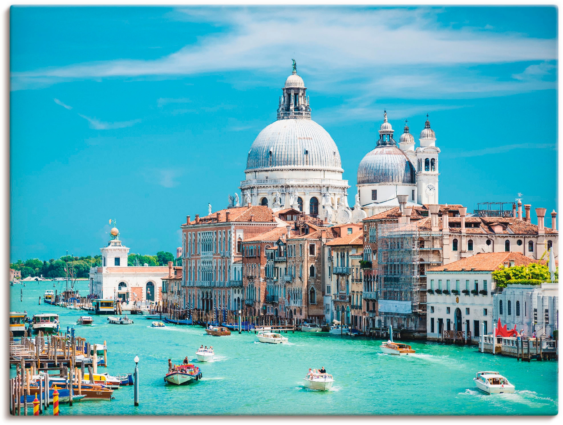 Artland Leinwandbild "Venedig", Italien, (1 St.), auf Keilrahmen gespannt