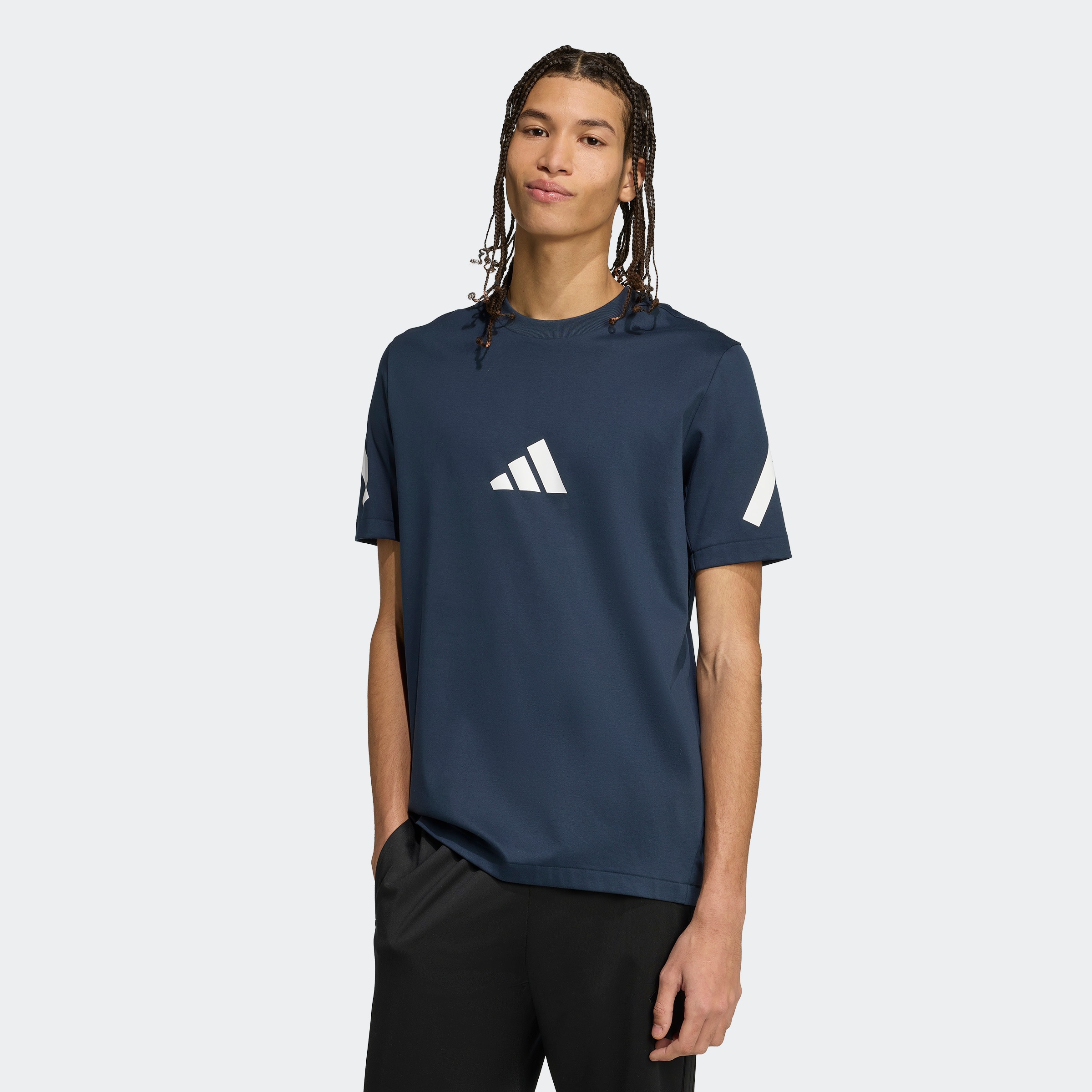 adidas Sportswear T-Shirt "M Z.N.E. TEE" sportlicher Stil, Kurzarm, aus Baumwolle, ohne Verschluss