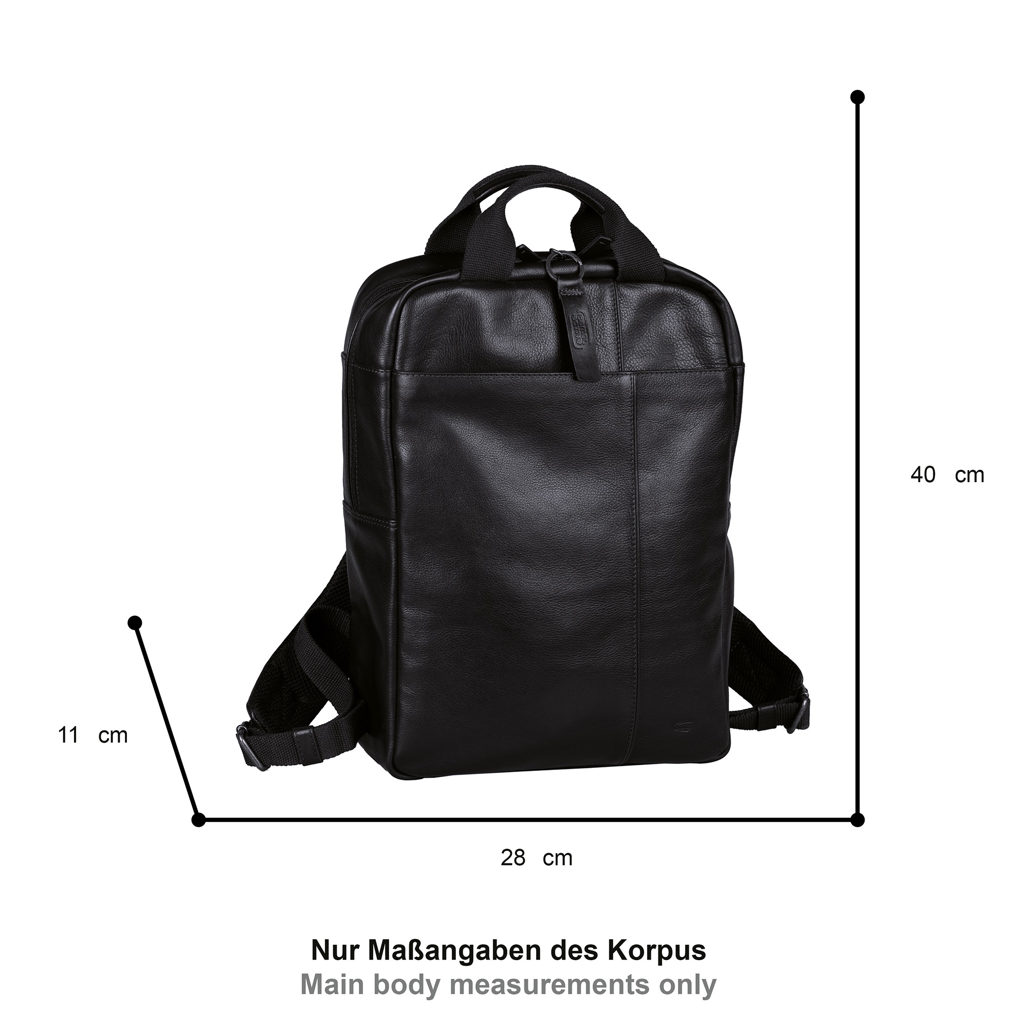 camel active Rucksack "Pine" aus pflanzlich gegerbtem Rindsleder im kernige günstig online kaufen