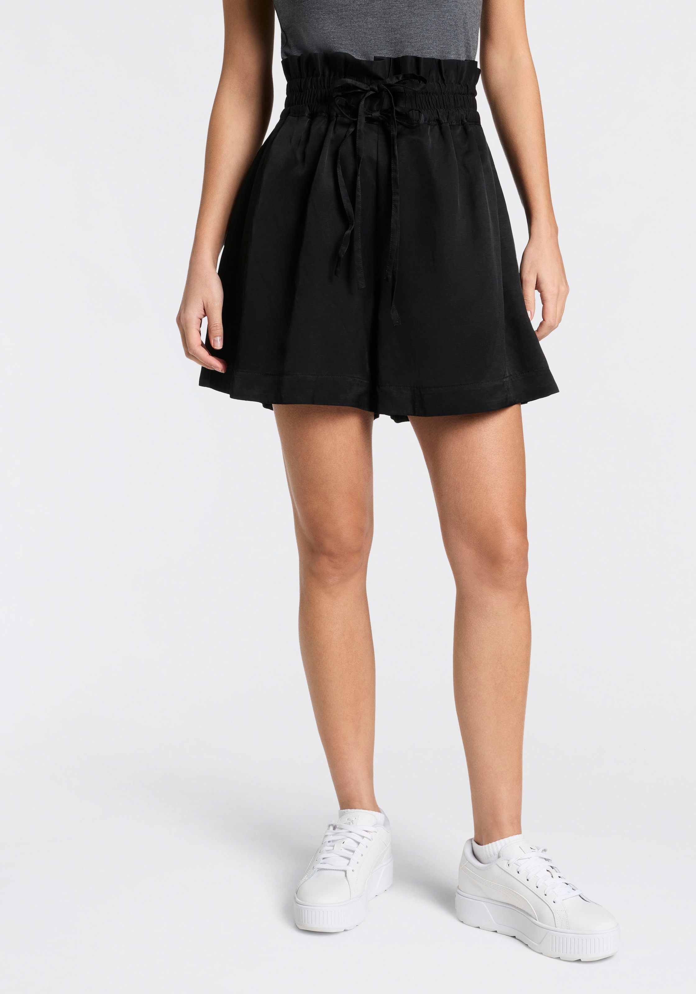 BOSS ORANGE Shorts "Tacolina Premium Damenmode" High Waist mit doppeltem Bi günstig online kaufen