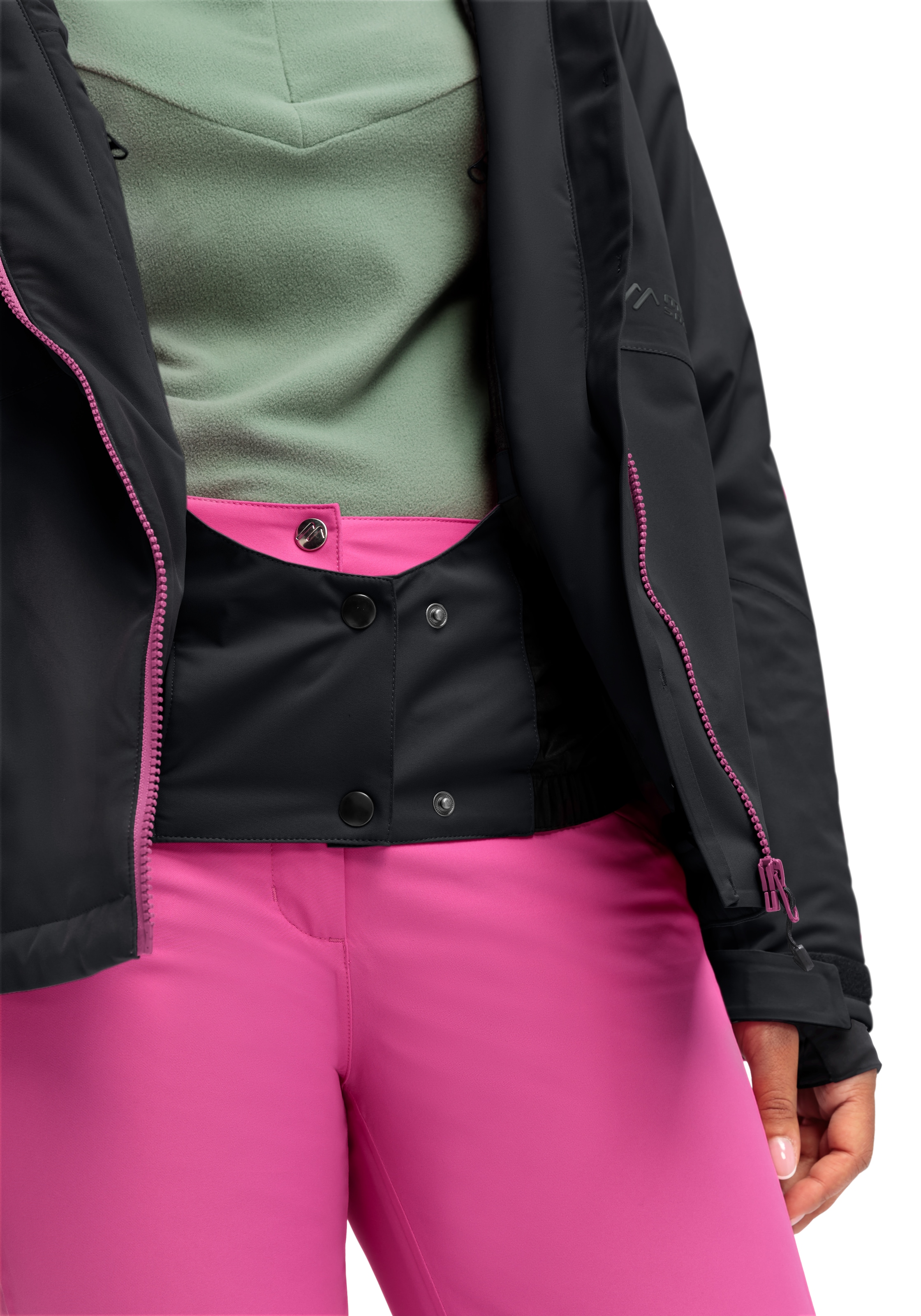 Maier Sports Skijacke »Straja«, Damen Winterjacke, wind/wasserdicht, 3 RV-Taschen und Kapuze