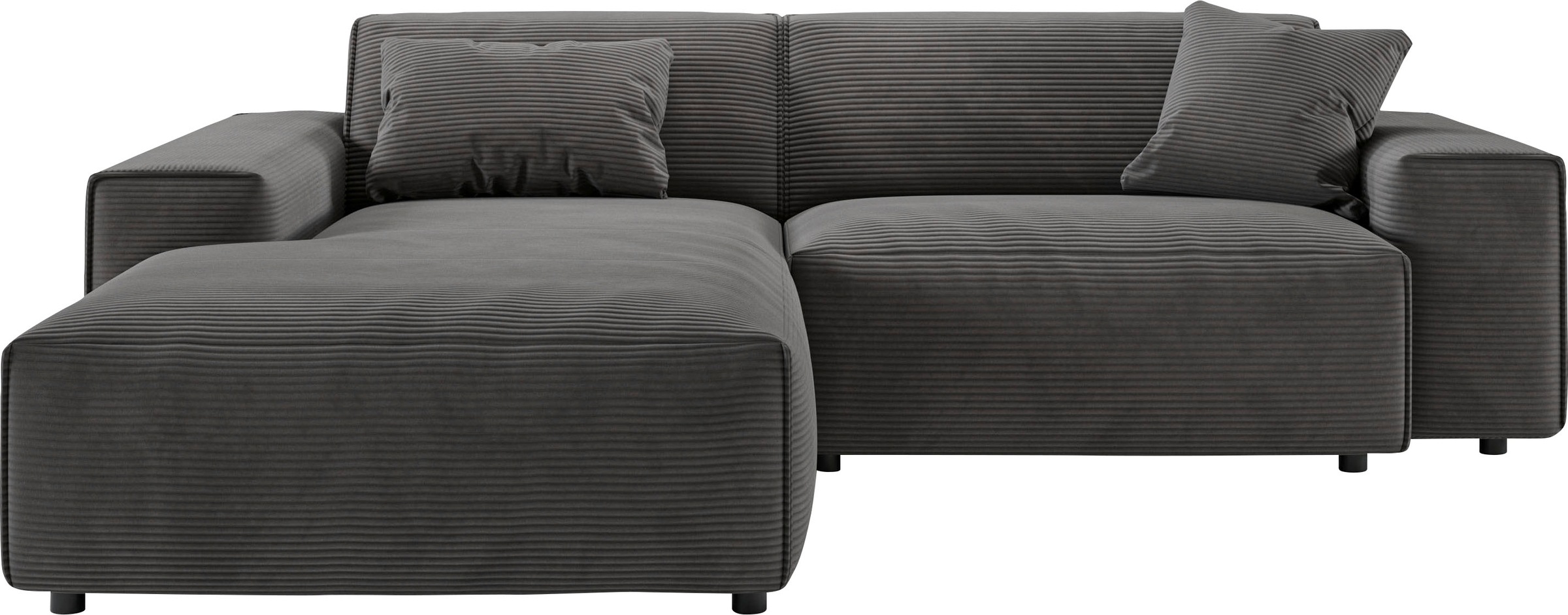 andas Ecksofa »Glimminge L-Form auch in Breitcord, Feincord + Easy care-Bezug,«, Breite 234, Zierkissen