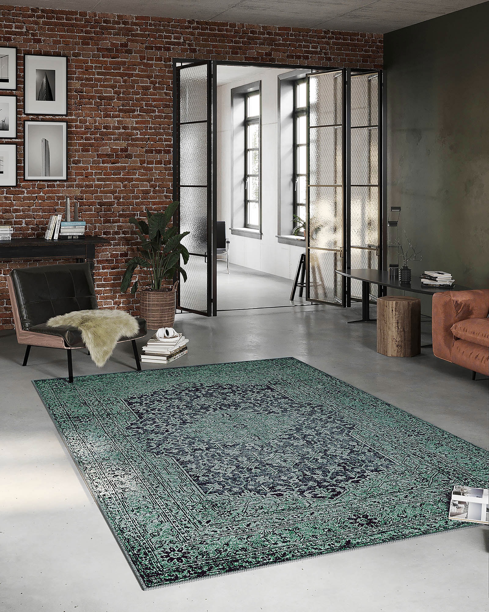 Wecon home Teppich "2nd Avenue" rechteckig 6 mm Höhe Vintage, Baumwolle, Ku günstig online kaufen