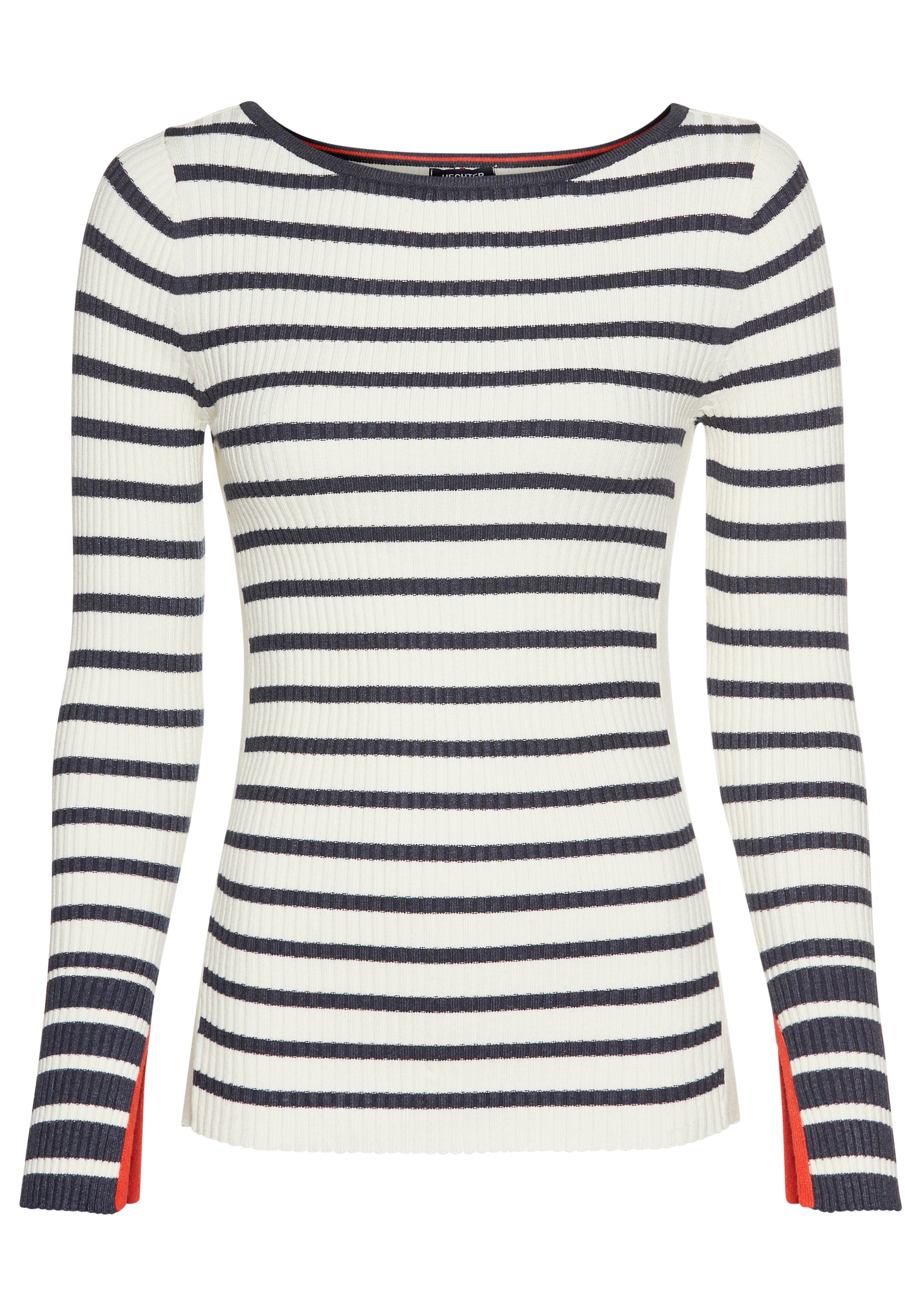 HECHTER PARIS Strickpullover, mit stilvollem Seitenschlitz