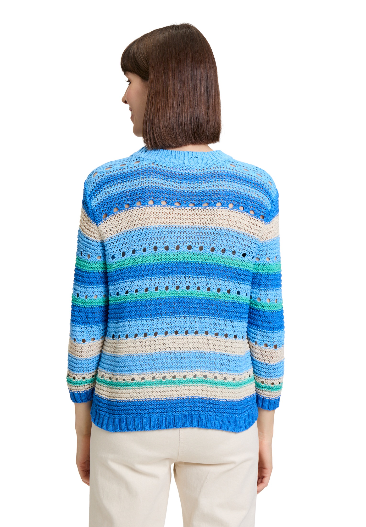 Betty Barclay Strickpullover »Betty Barclay Grobstrick-Pullover mit Ringel«, (1 tlg.), Ringel