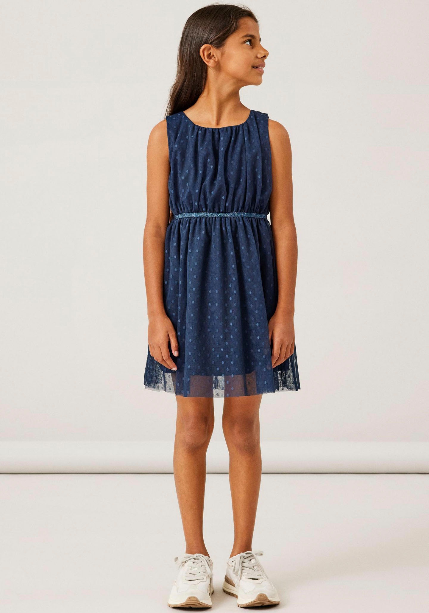 Name It "NKFVABOSS SPENCER" Kunstfaser, elastische Taille mit Glitzereffekt