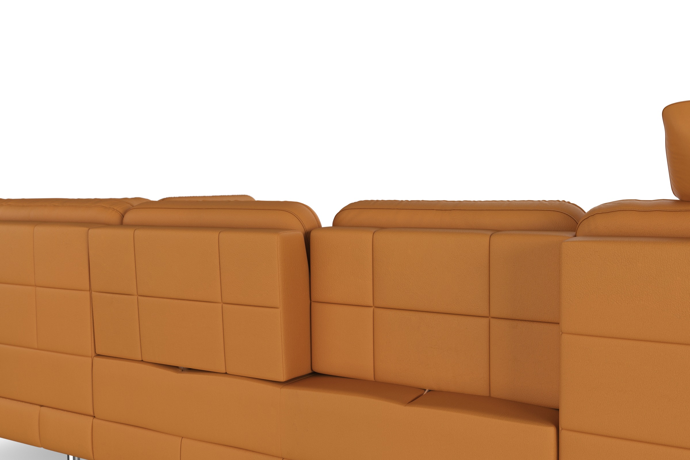 sit&more Wohnlandschaft »Bendigo U-Form«, inklusive Sitztiefenverstellung, Bodenfreiheit 15 cm, in 2 Fußfarben