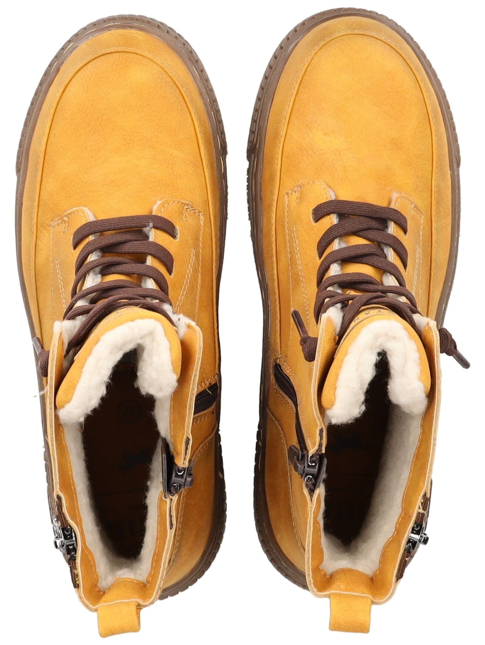 Mustang Shoes Schnürstiefelette »Mustang Shoes Stiefelette Lederimitat«