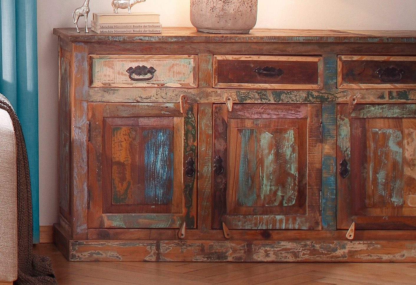 Shabby »Riverboat«, recyceltem Altholz, | Sideboard Chic, cm, SIT Vintage BAUR aus Breite 40