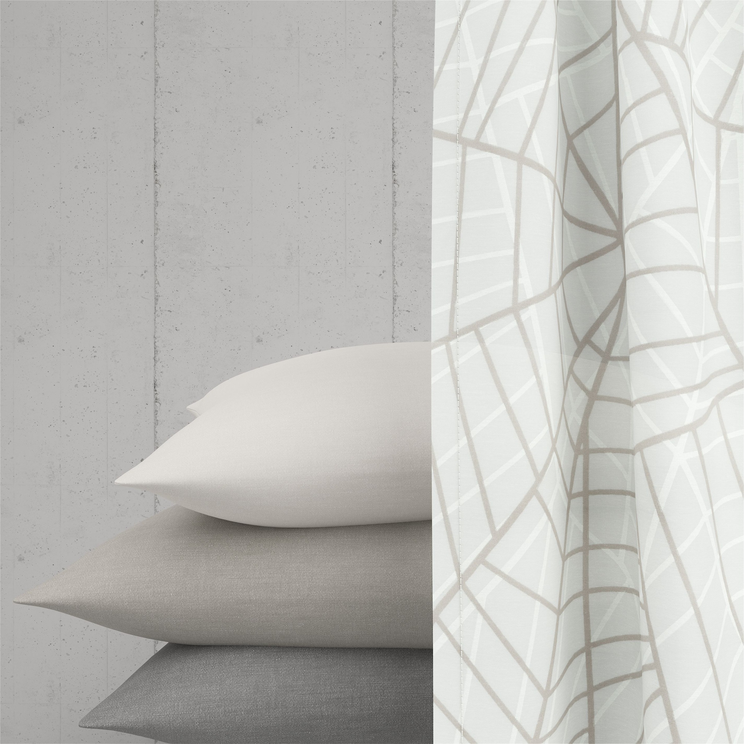 Neutex for you! Vorhang »SIMPLY« Ösen 1 Stk. tlg. Druckstoff mit Grafikdesign