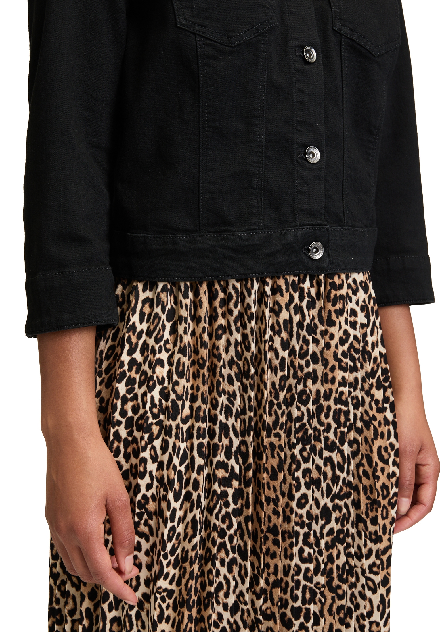 Betty Barclay Jackenblazer »Betty Barclay Jeansjacke mit 3/4 Arm«, Material