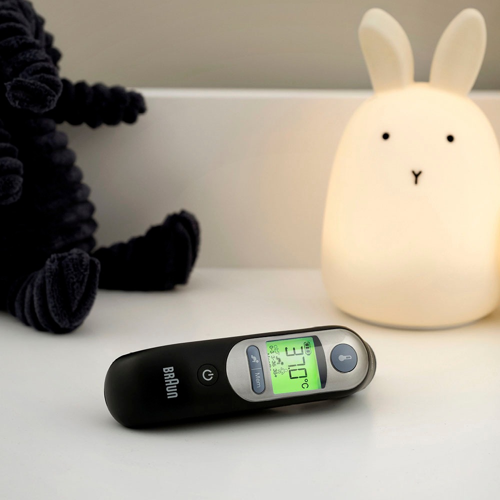 Thumbnail - Braun Fieberthermometer "ThermoScan 7 Ohrthermometer mit Age Precision - IRT6520B" Für alle Altersgruppen geeignet, eins...