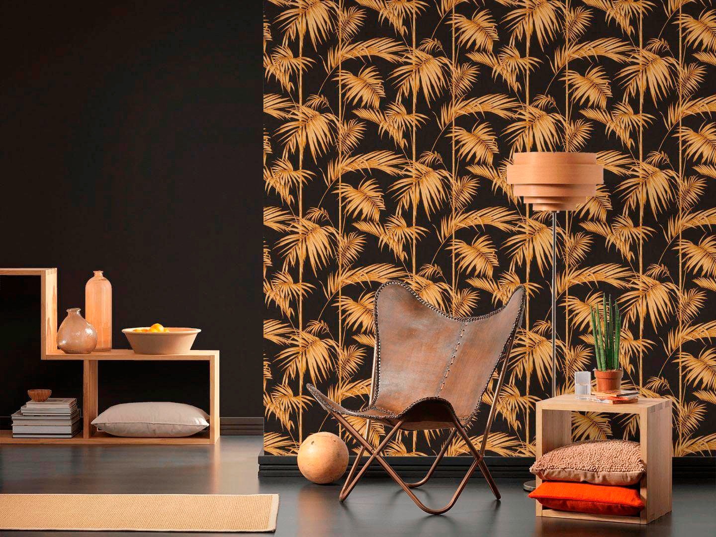 living walls Vliestapete »Metropolitan Stories Lola Paris«, uni-einfarbig-unifarben, Uni Tapete einfarbig Tapeten Wohnzimmer Schlafzimmer Küche modern Büro