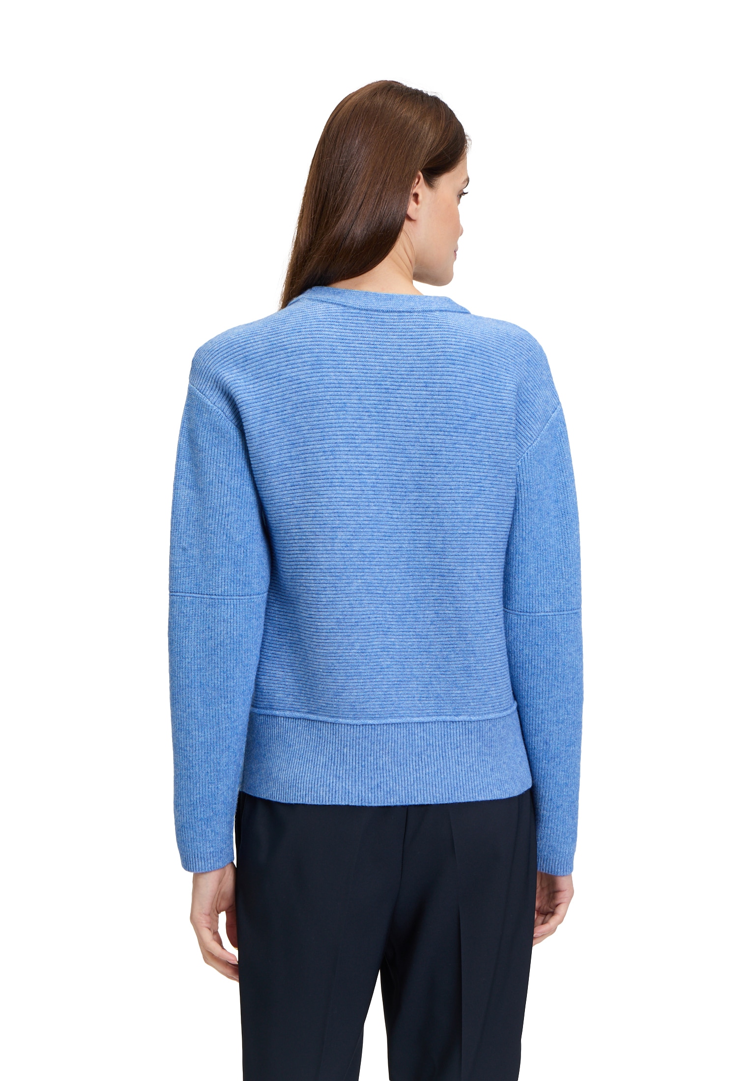 Betty Barclay Strickpullover »Betty Barclay Damen Strickpullover mit Rippenstruktur«, (1 tlg.), Bindeband