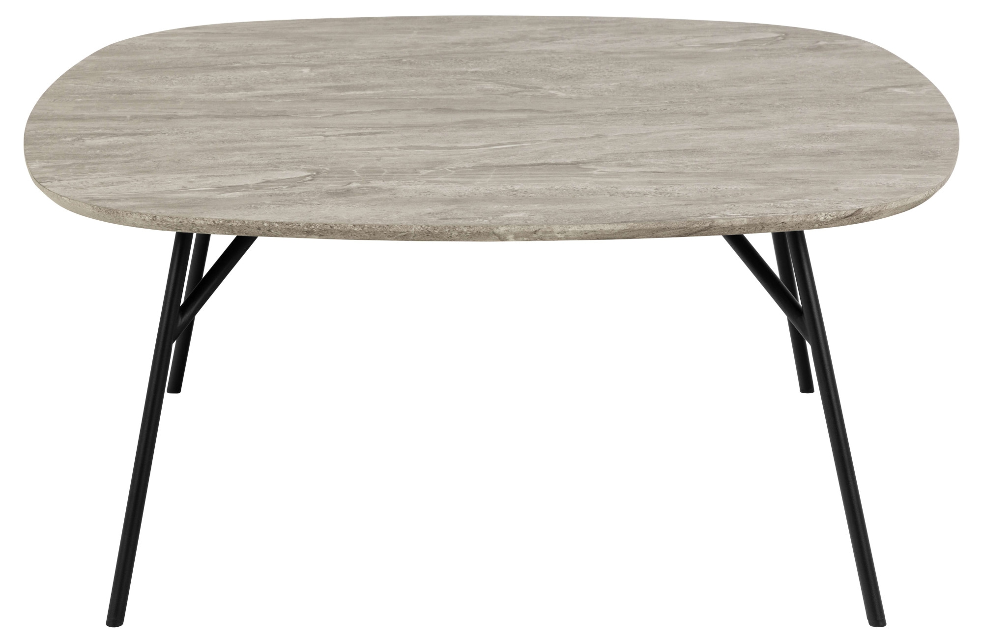 ACTONA GROUP Couchtisch "Caracas", Tischplatte aus grauem Mamor River, rau günstig online kaufen