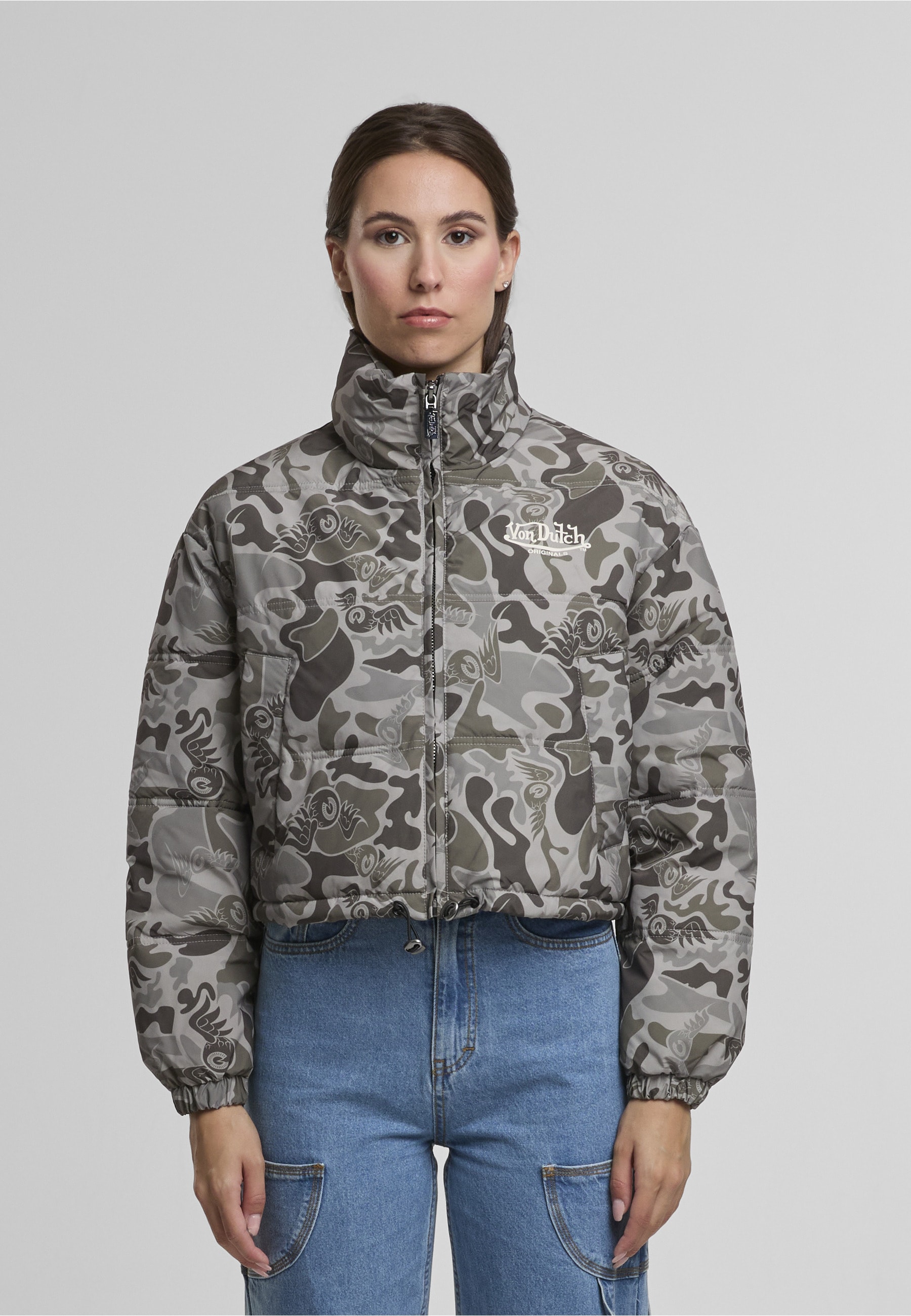 Von Dutch Winterjacke »Von Dutch NURI OUTERWEAR« 1 Stk. tlg. ohne Kapuze