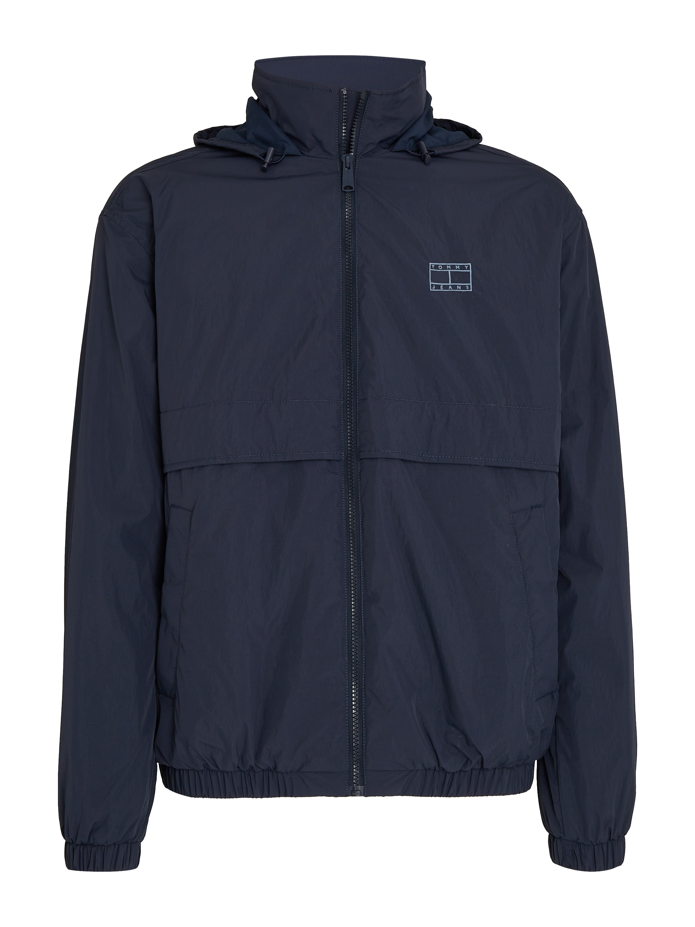 Tommy Jeans Windbreaker »TJM TONAL FLAG JACKET«, mit Kapuze, mit Kapuze