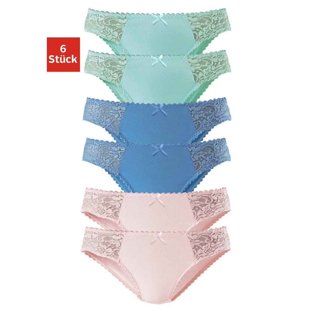 petite fleur Jazz-Pants Slips, (Packung, 6 St.)