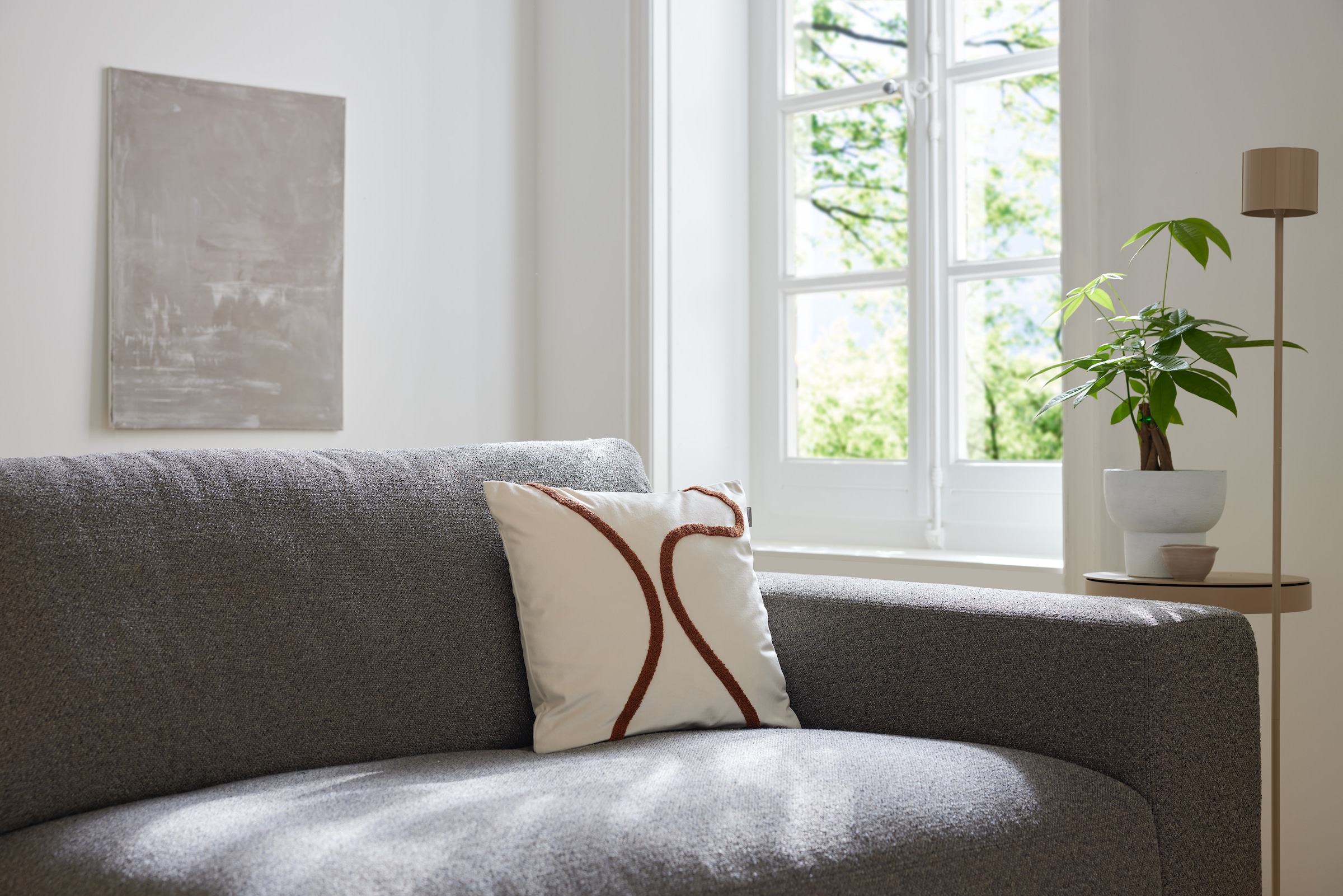 Musterring Dekokissen "Waves" mit Stickerei günstig online kaufen