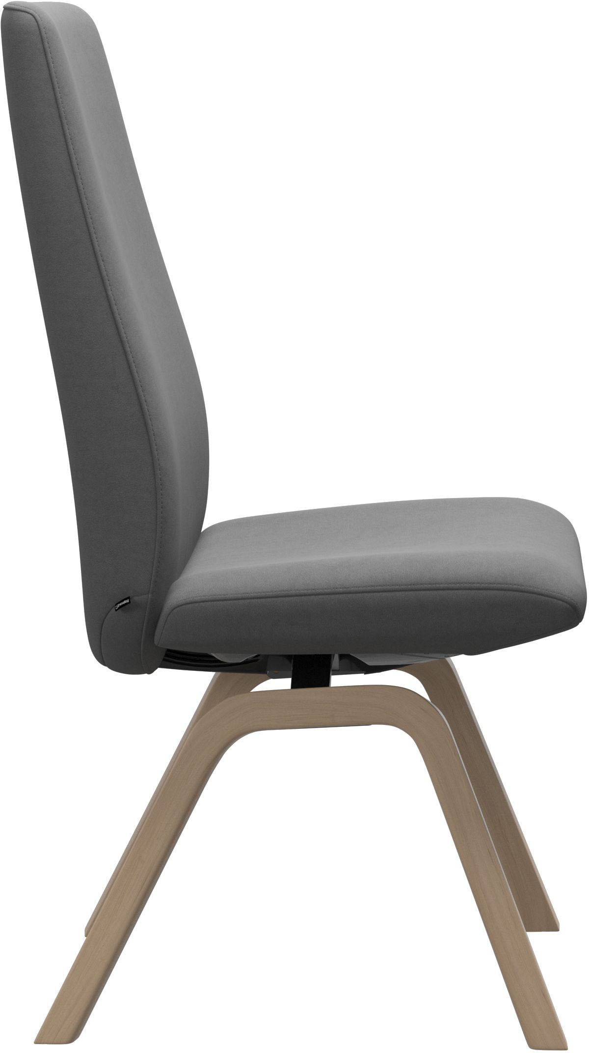 Stressless® Polsterstuhl »Laurel«, Microfaser DINAMICA, High Back, Größe L, mit schräggestellten Beinen in Eiche natur