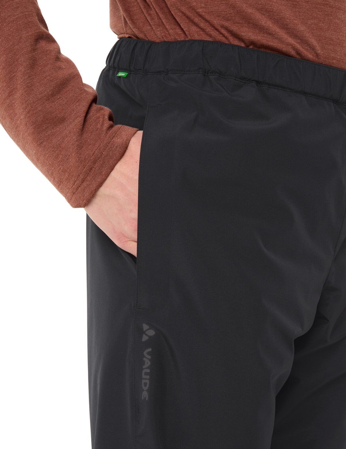 VAUDE Outdoorhose  wasserdicht, atmungsaktiv, winddicht, mit Eingrifftaschen
