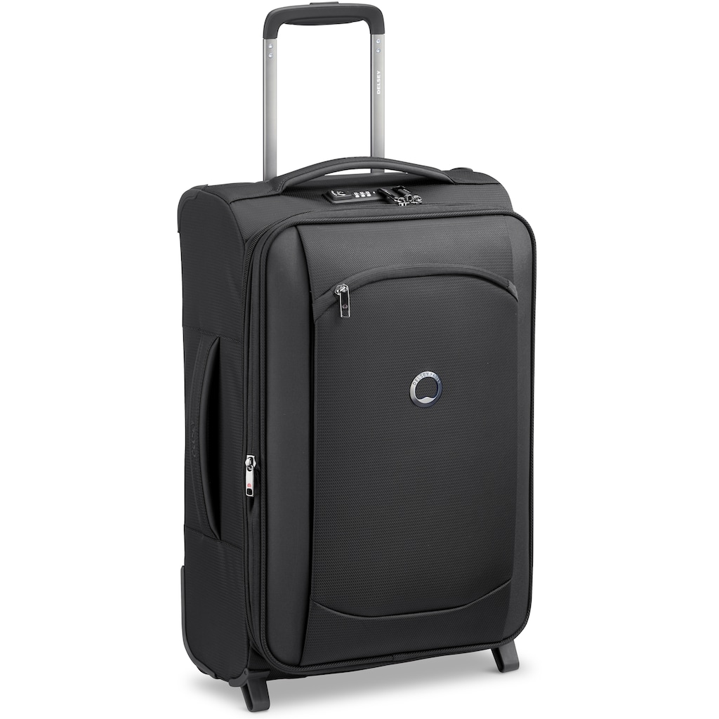 Delsey Weichgepäck-Trolley »Montmartre Air 2.0, 55 cm, black«, 2 Rollen