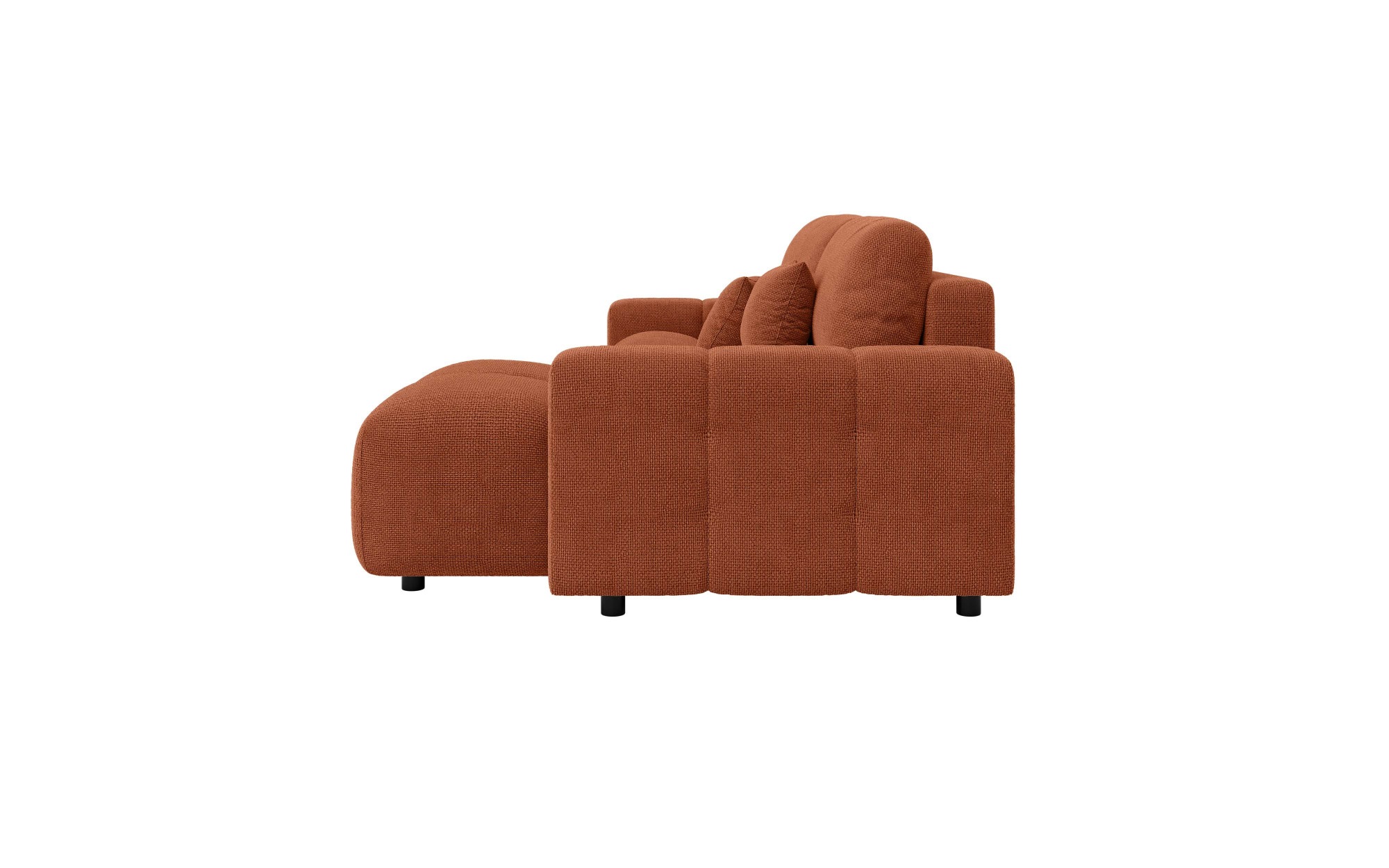 INOSIGN Ecksofa »FELICI, Schlafsofa 233cm, L-Form mit Recamiere beidseitig montierbar«, Designsofa mit Bettfunktion und Bettkasten, Maße B/T/H: 233/142/88 cm