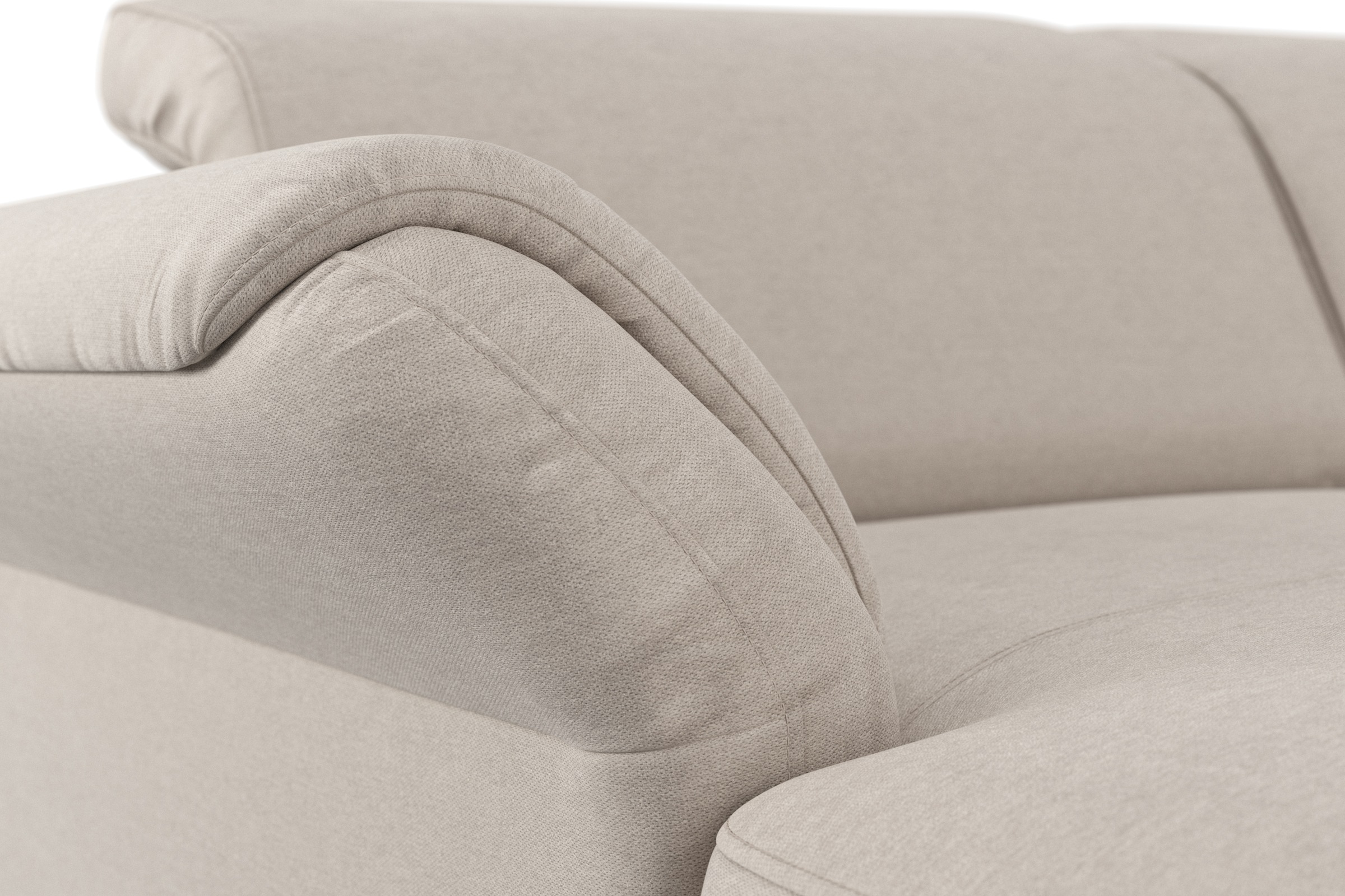 sit&more Wohnlandschaft »Apulia U-Form«, wahlweise Bettfunktion, Bettkasten und Kopf- und Armteilverstellung