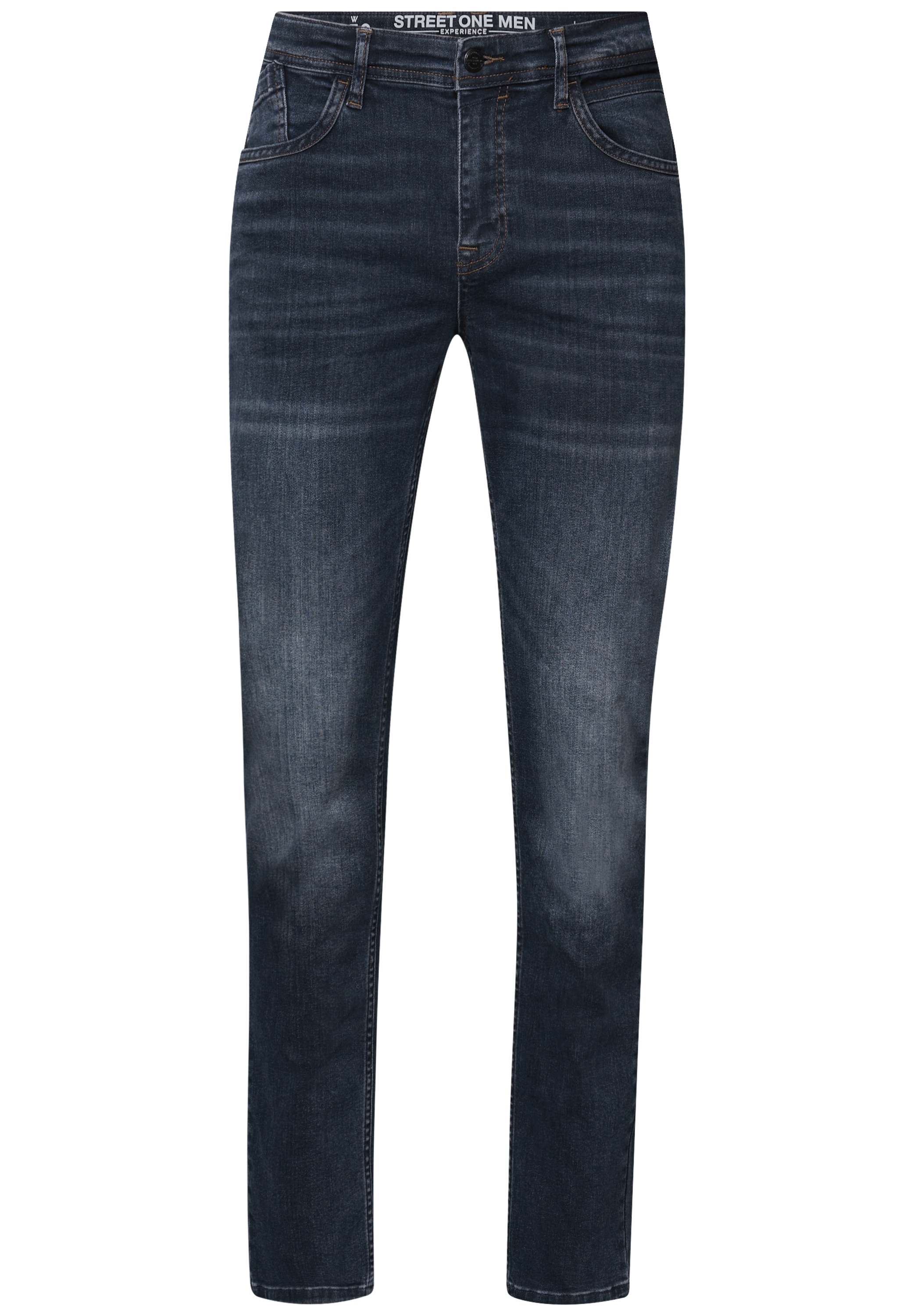 STREET ONE MEN Regular-fit-Jeans, aus Baumwolle mit Stretchanteil