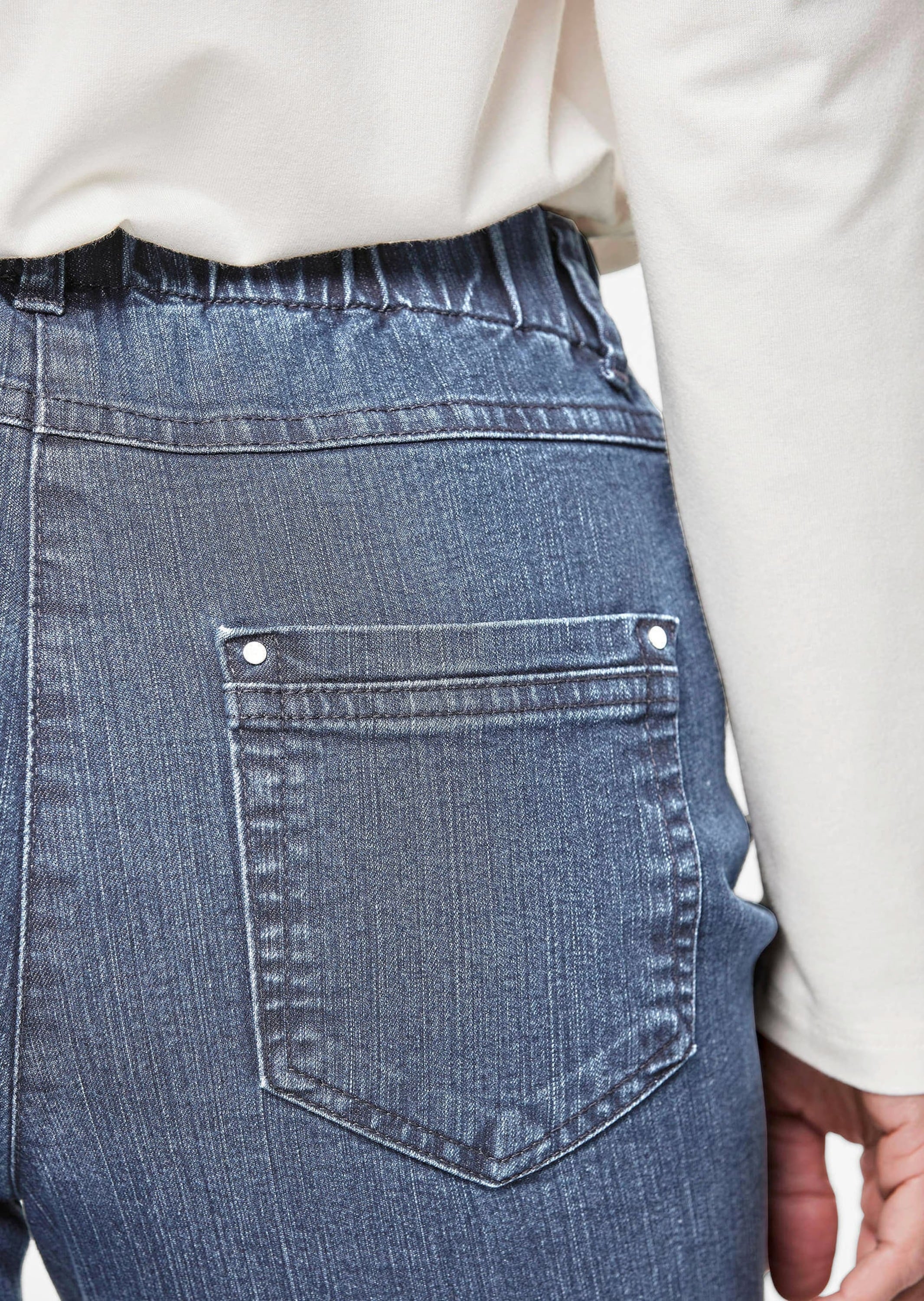 GOLDNER Regular-fit-Jeans »Jeansschlupfhose LOUISA Klassische Jeansschlupfhose LOUISA«