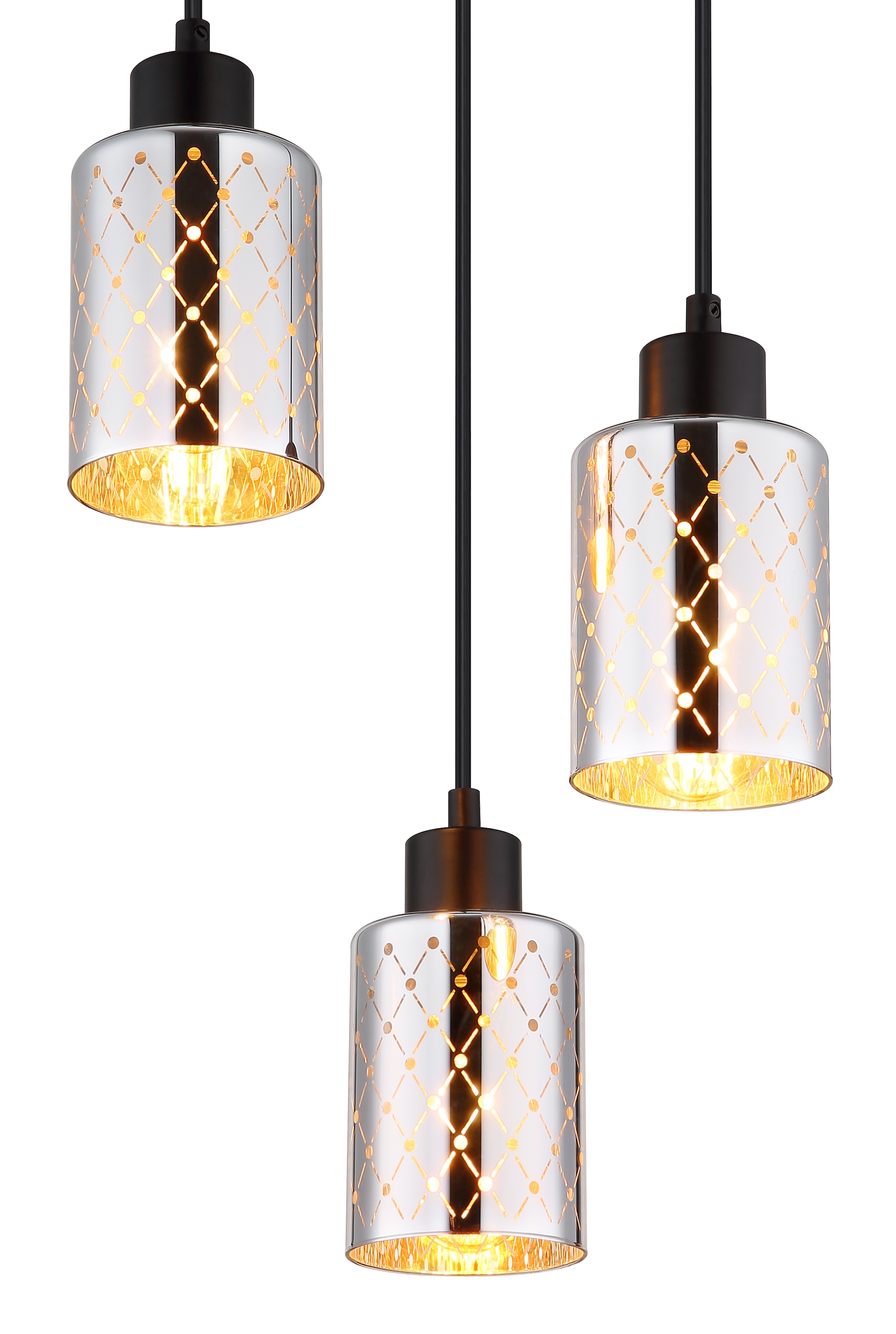 GLOBO LIGHTING Hängeleuchte »ALONSO« E27 1 Stk. Hängelampe Esszimmer-Leuchte Esstischleuchte Wohnzimmer