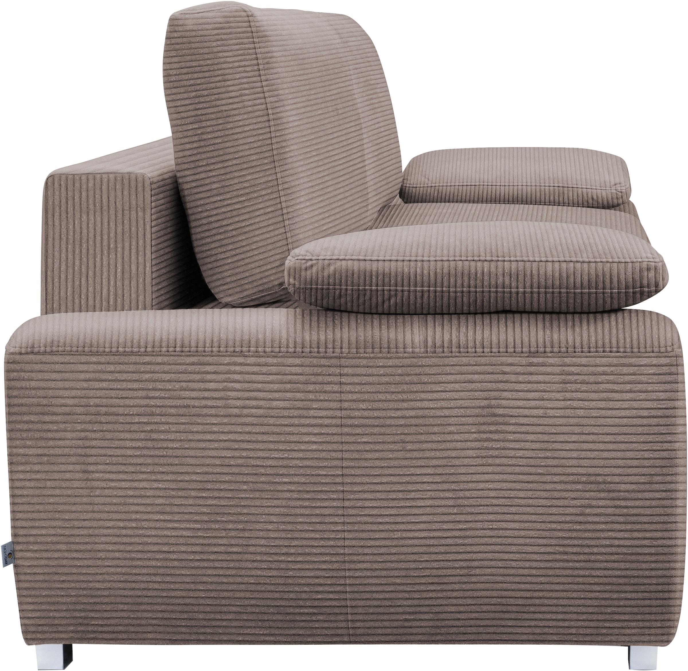 exxpo - sofa fashion 3-Sitzer »SOLSBURY, bequem und komfortabel, Sofa, Schlafsofa«, inkl. Federkern-Polsterung, Bettfunktion und Stauraum, in Cord
