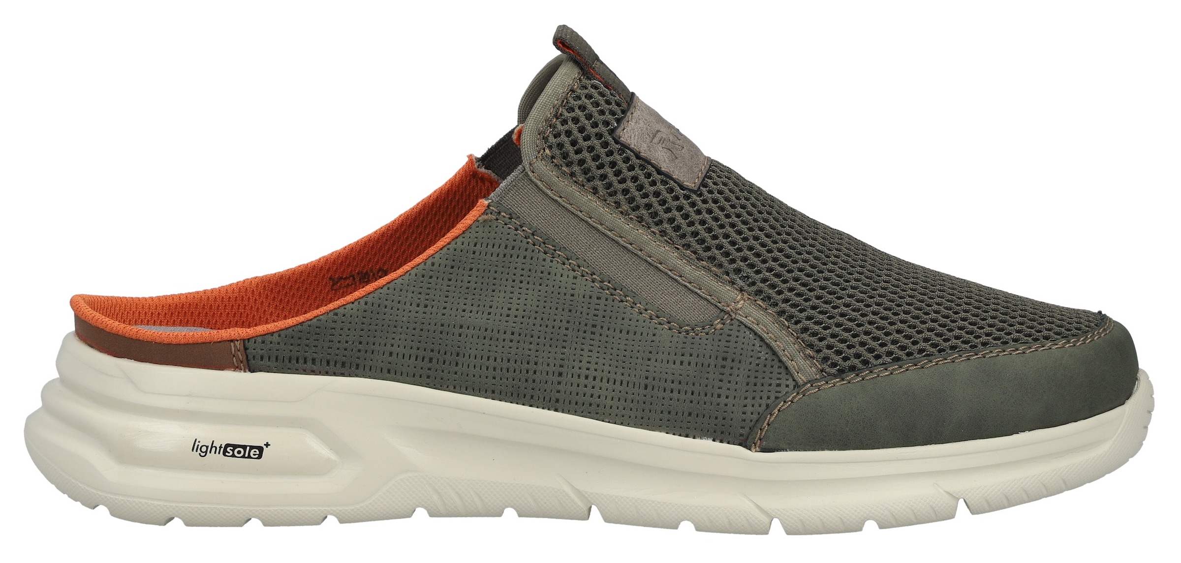 Rieker Clog  Sommerschuh, Hausschuh, Schlupfschuh mit seitlichen Stretcheinsätzen