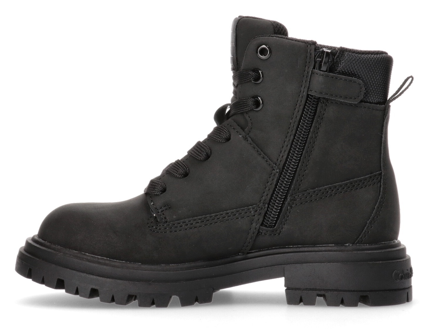 Calvin Klein Jeans Schnürboots, Worker Boots, Schnürstiefel, Winterboots mit Blockabsatz
